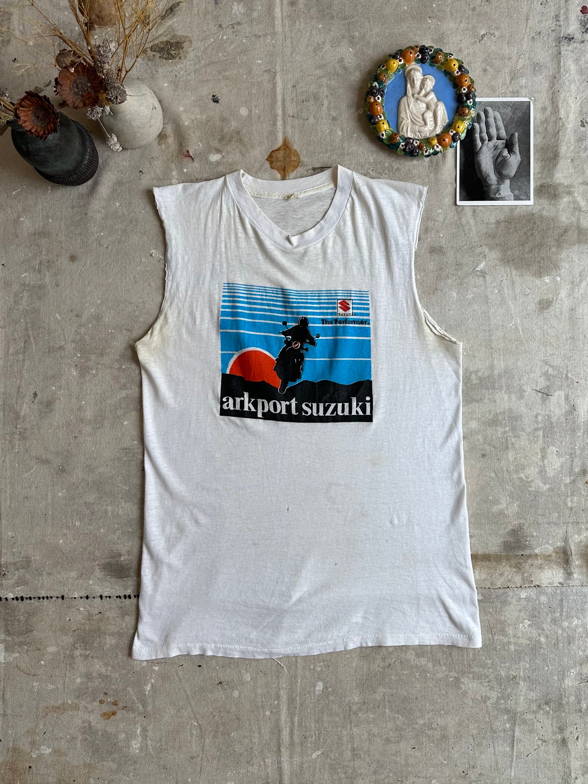 1970s Thrashed Suzuki Muscle Tee