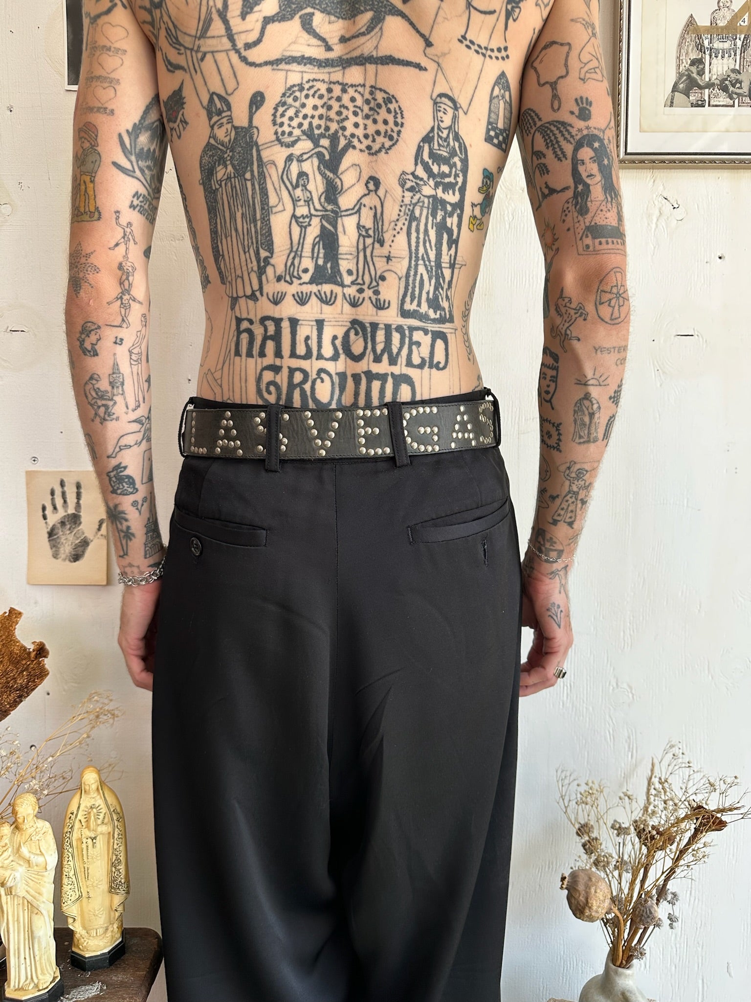 Vintage Hand Made Las Vegas Belt (30” - 34”)