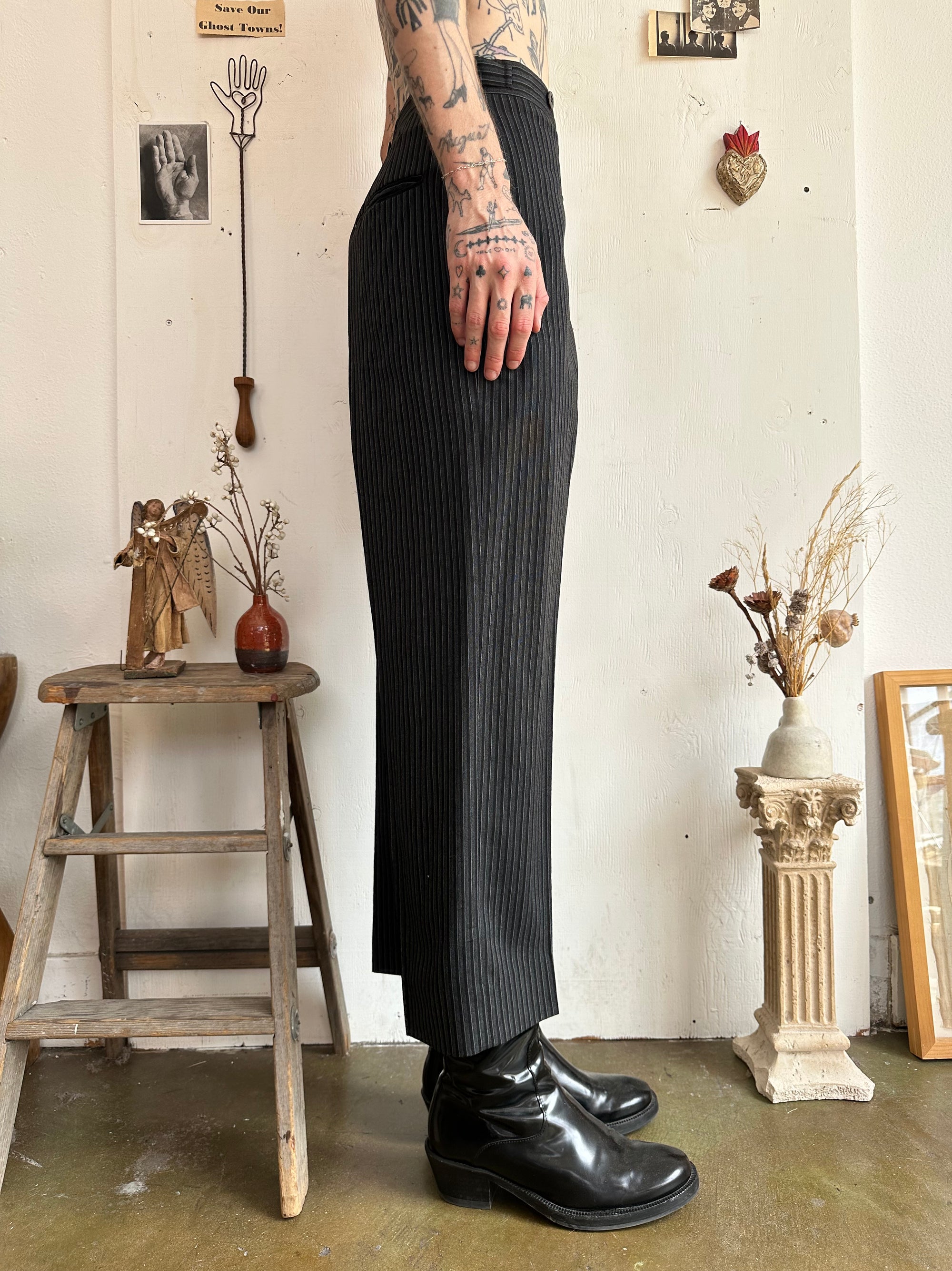 1960s Pinstripe Trousers