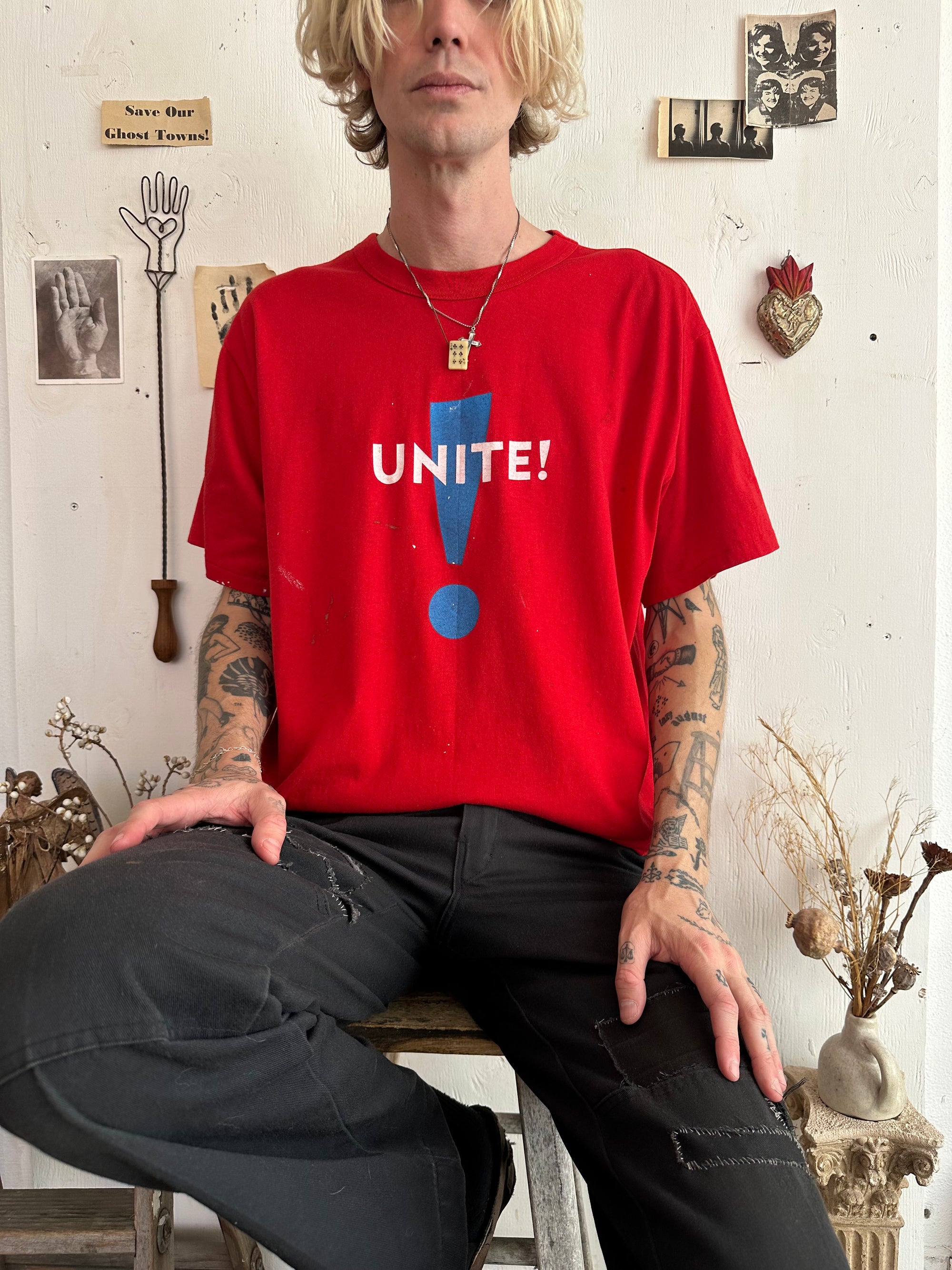 1980s Well Worn UNITE! Tee