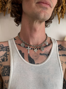 Pendant Charm Necklace W/ Heavy Chain (16")