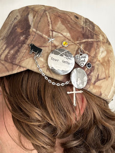 Vintage Realtree Camo Hat W/ Pins (OS)