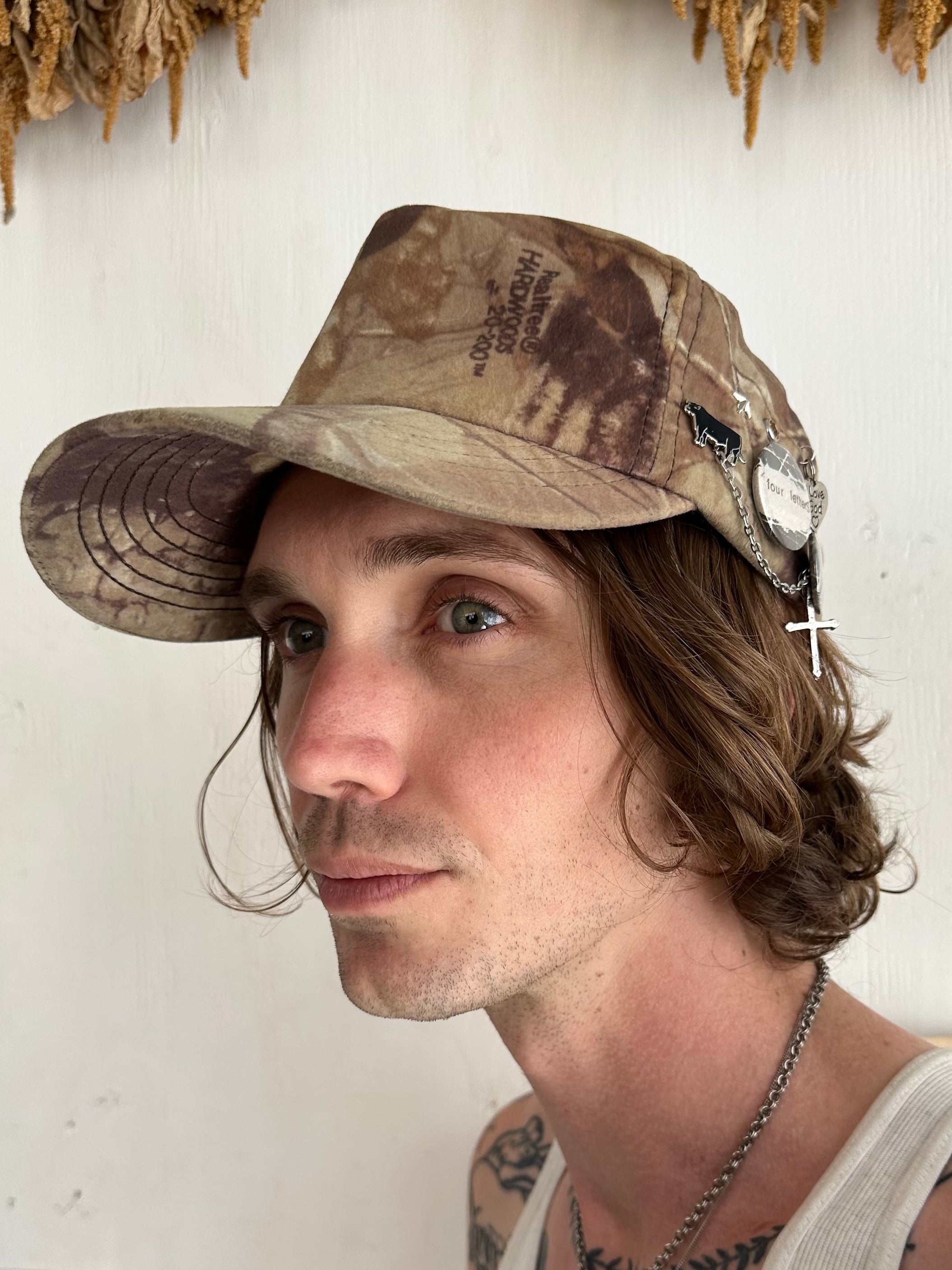 Vintage Realtree Camo Hat W/ Pins (OS)