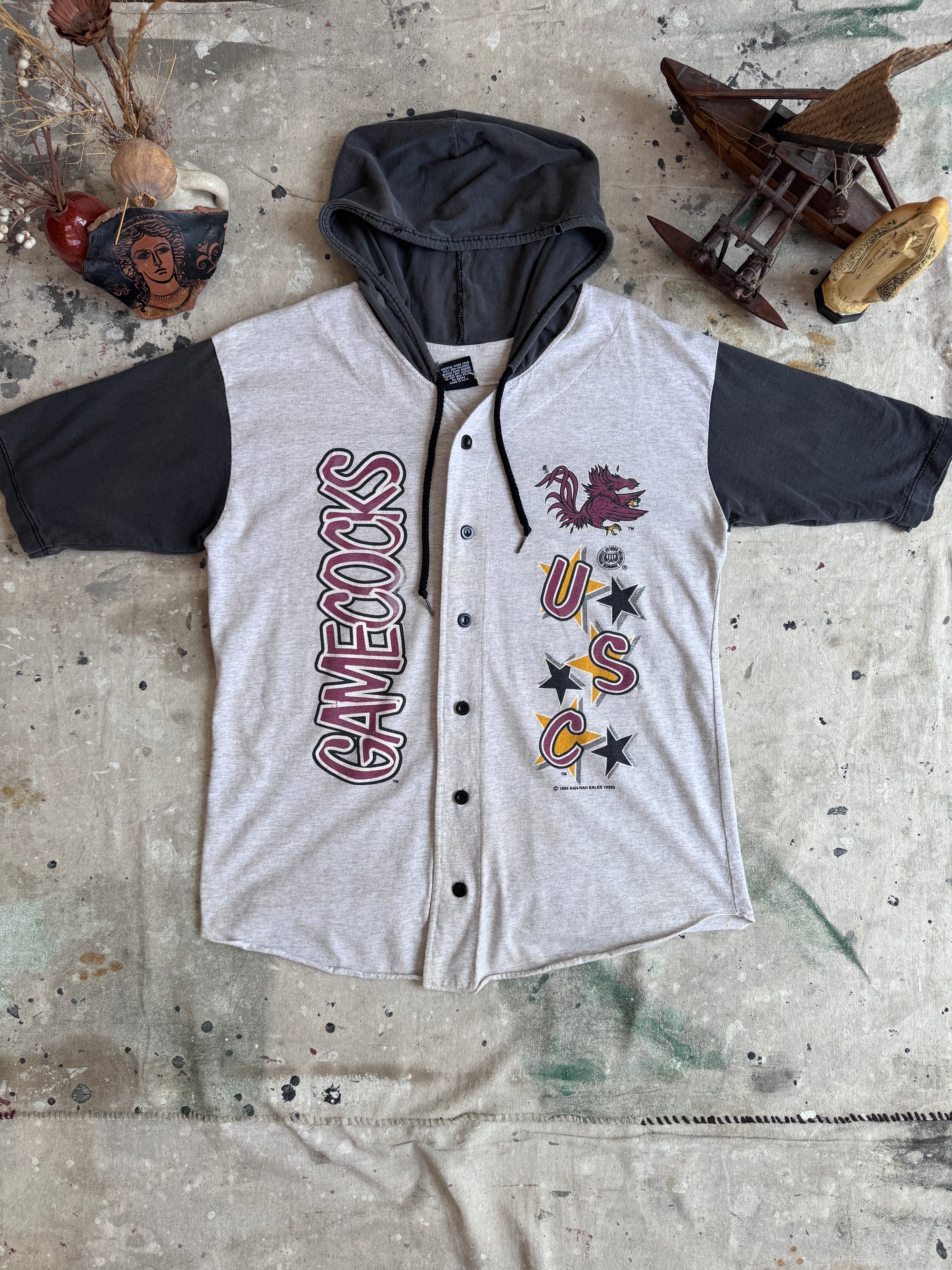 1994 GameCocks Hooded Baseball Jersey (L)