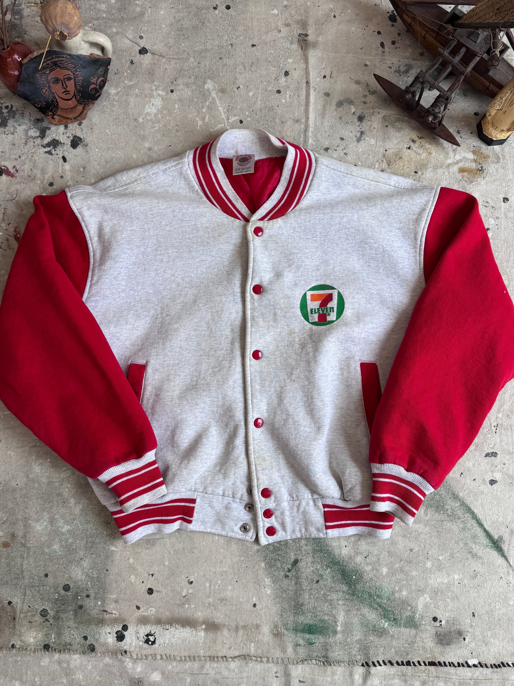 1990s 7-Eleven Sweatshirt Letterman (L)