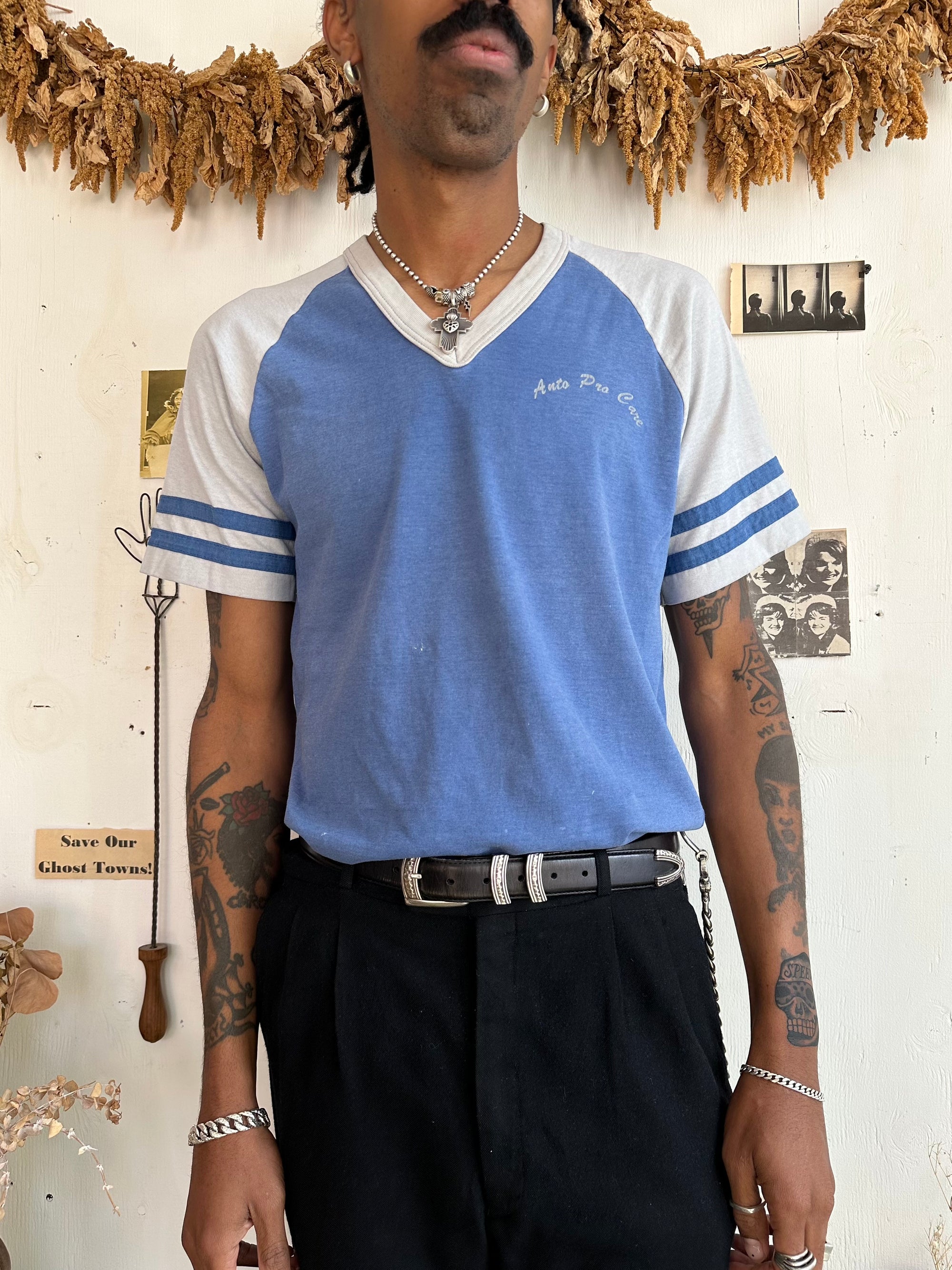 1970s Faded Auto Pro Care Jersey Tee