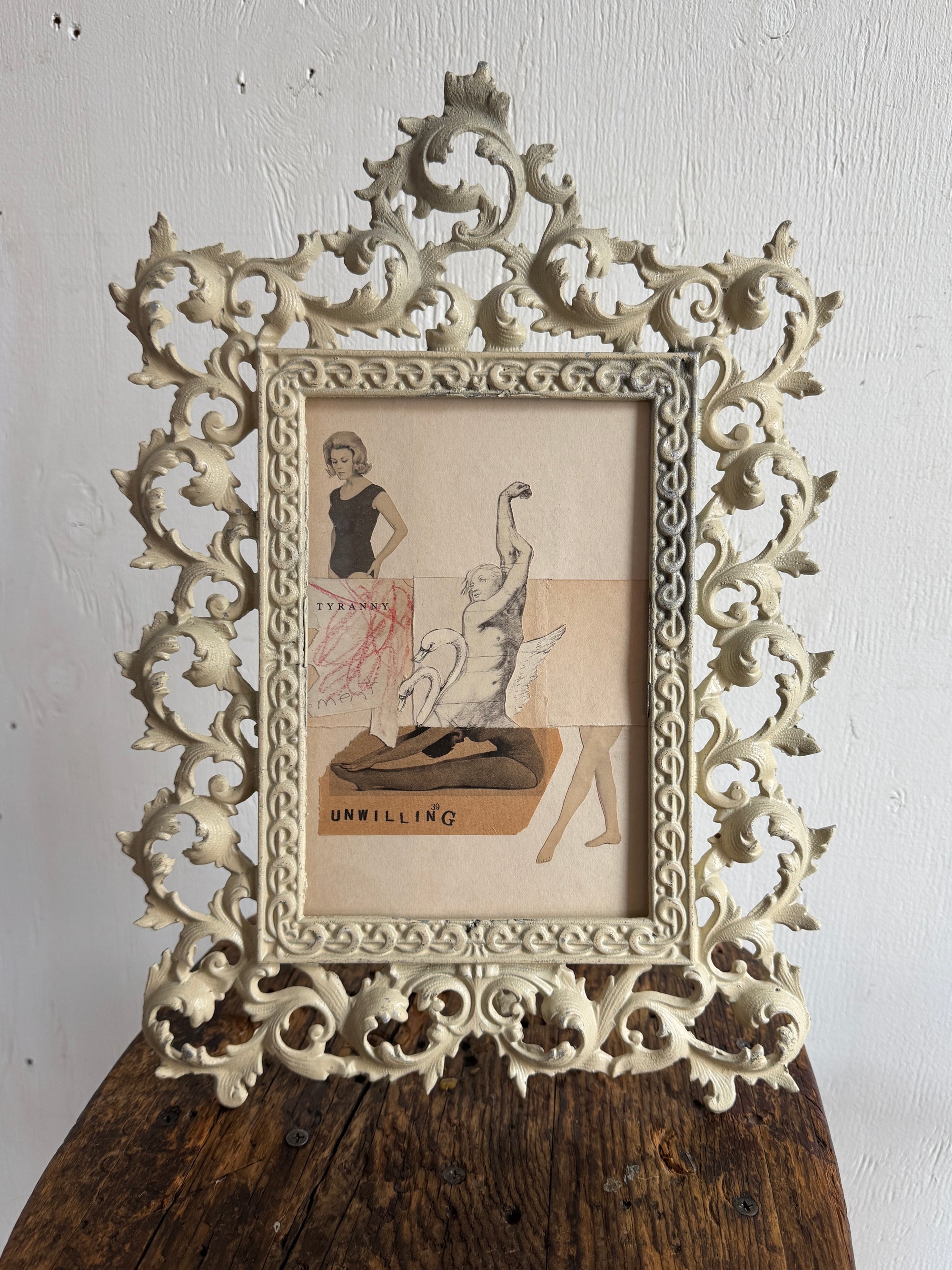 "Leda and the Swan" Collage