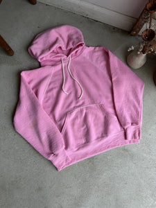 1980s Faded Pink Hoodie (M)