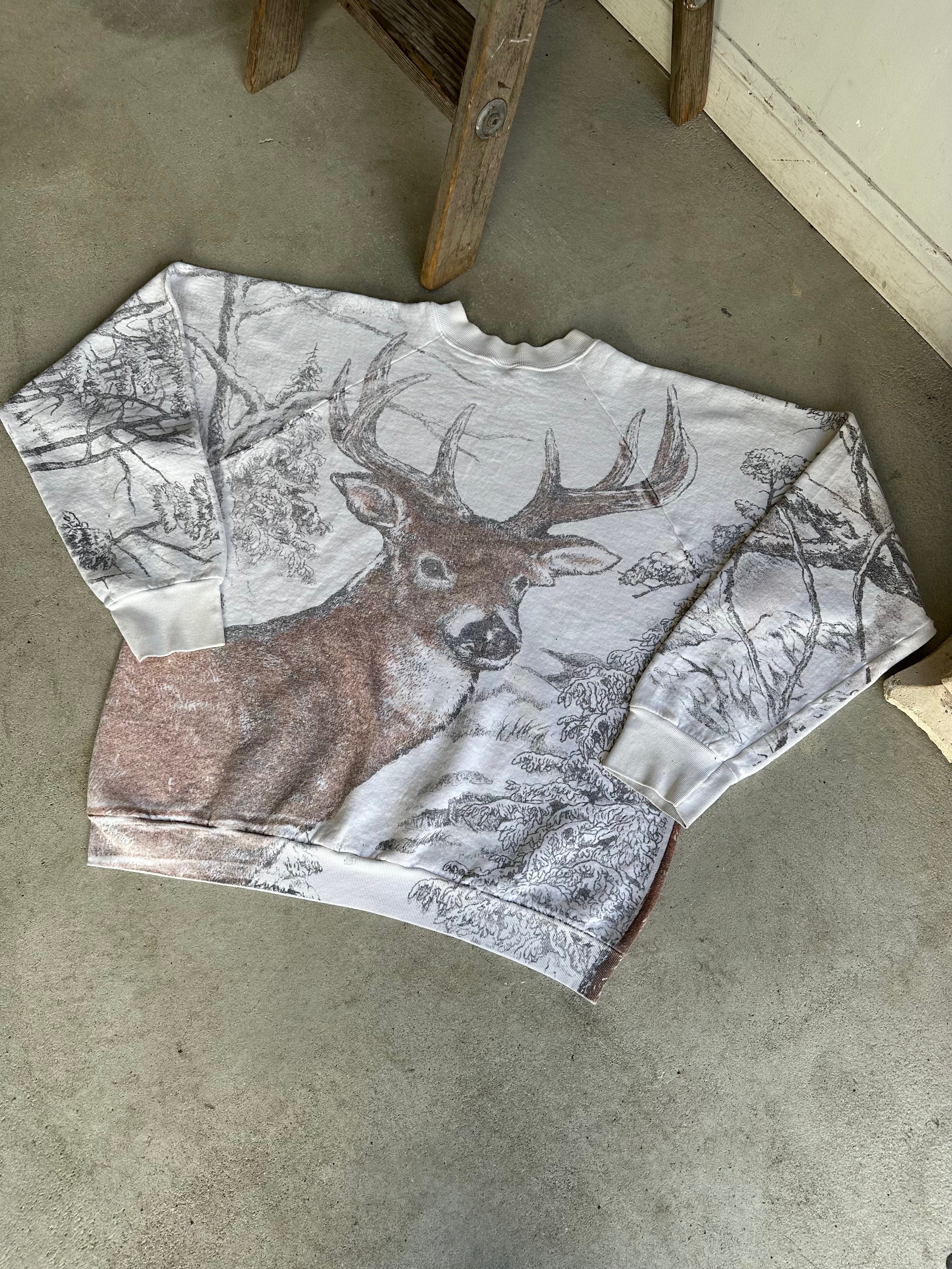 1990s Faded Buck Sweatshirt (Boxy XL)