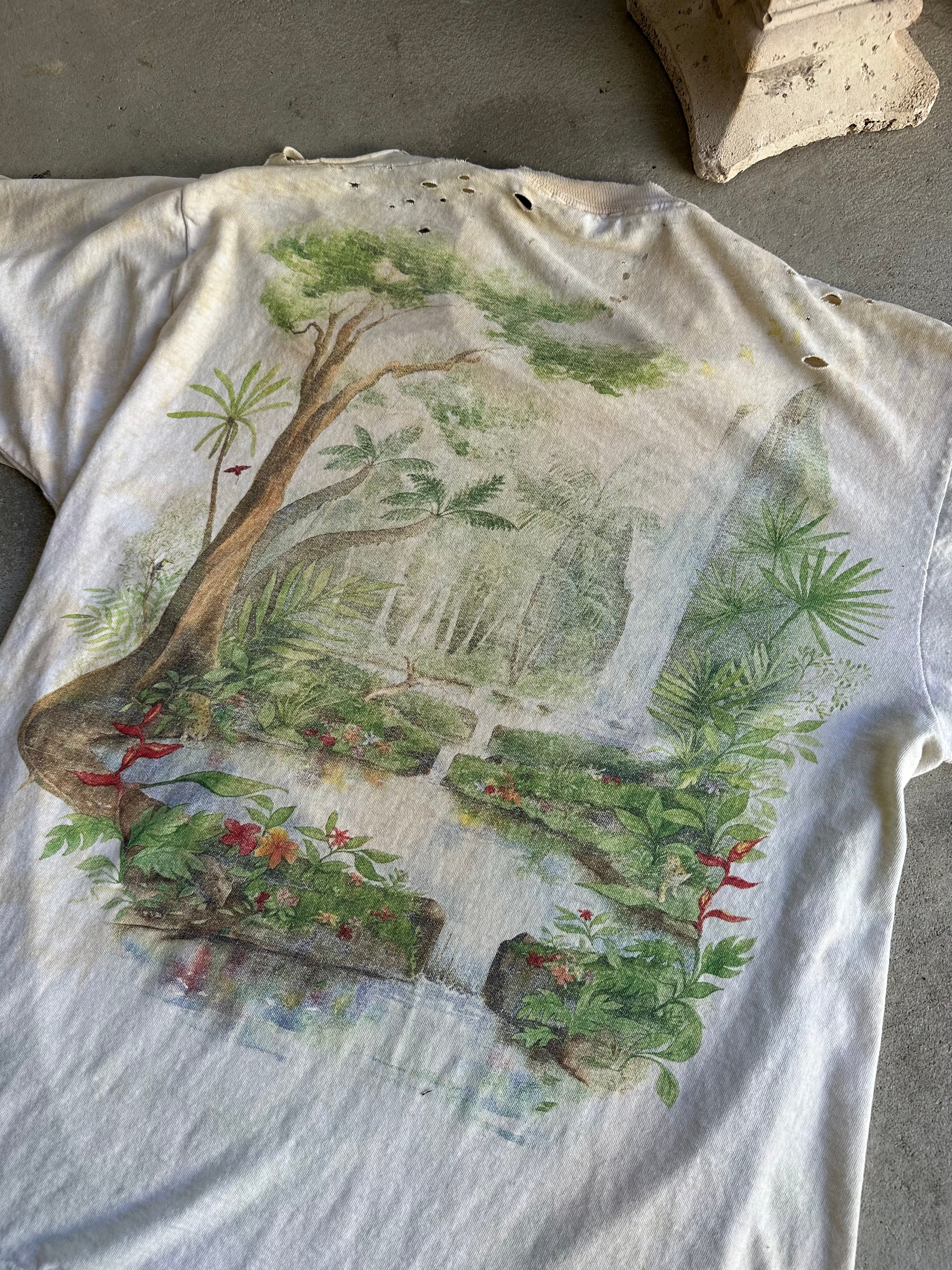 1990s Thrashed Rainforest T-Shirt (XL)