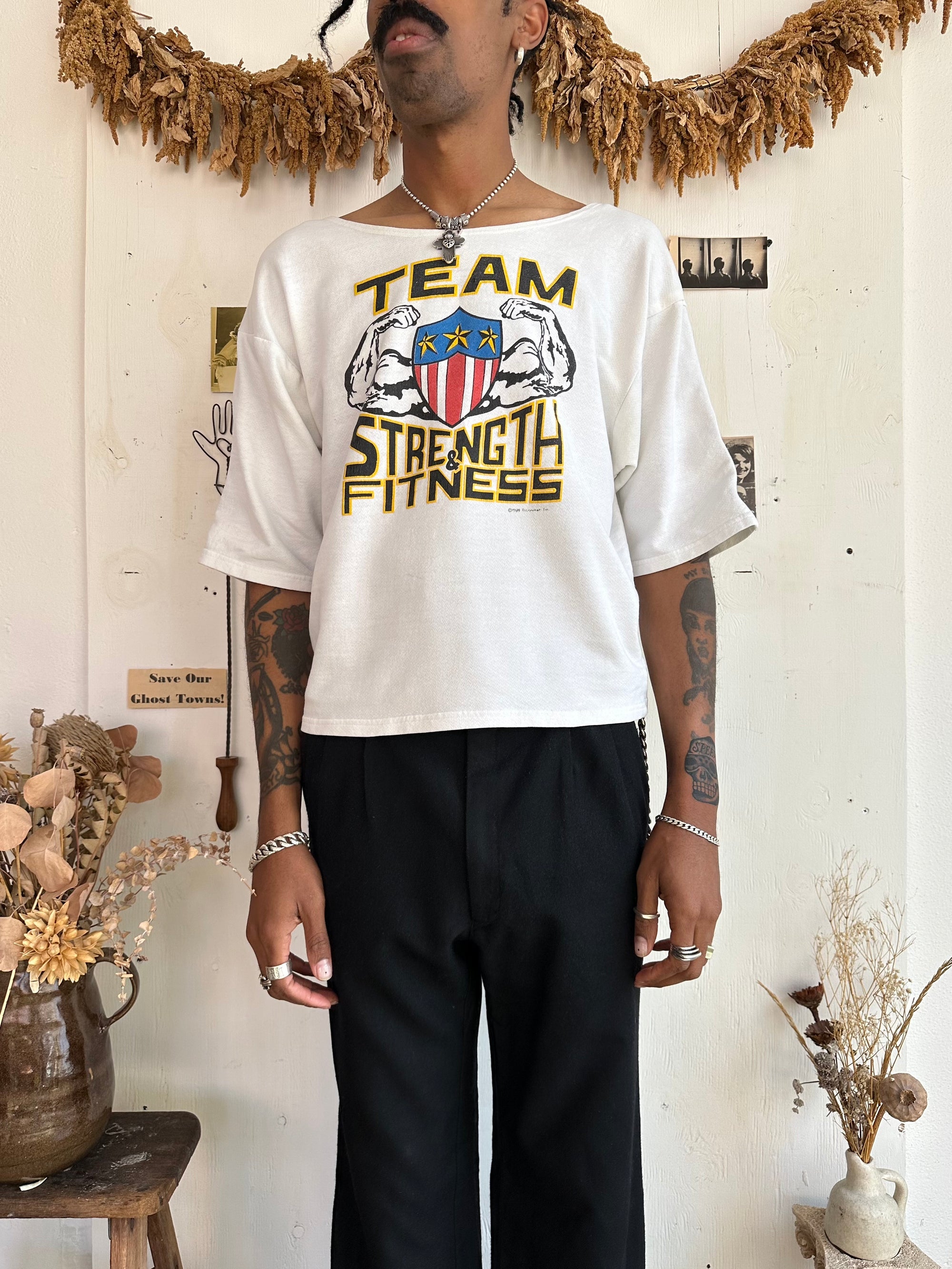 1989 Team Strength and Fitness Tee