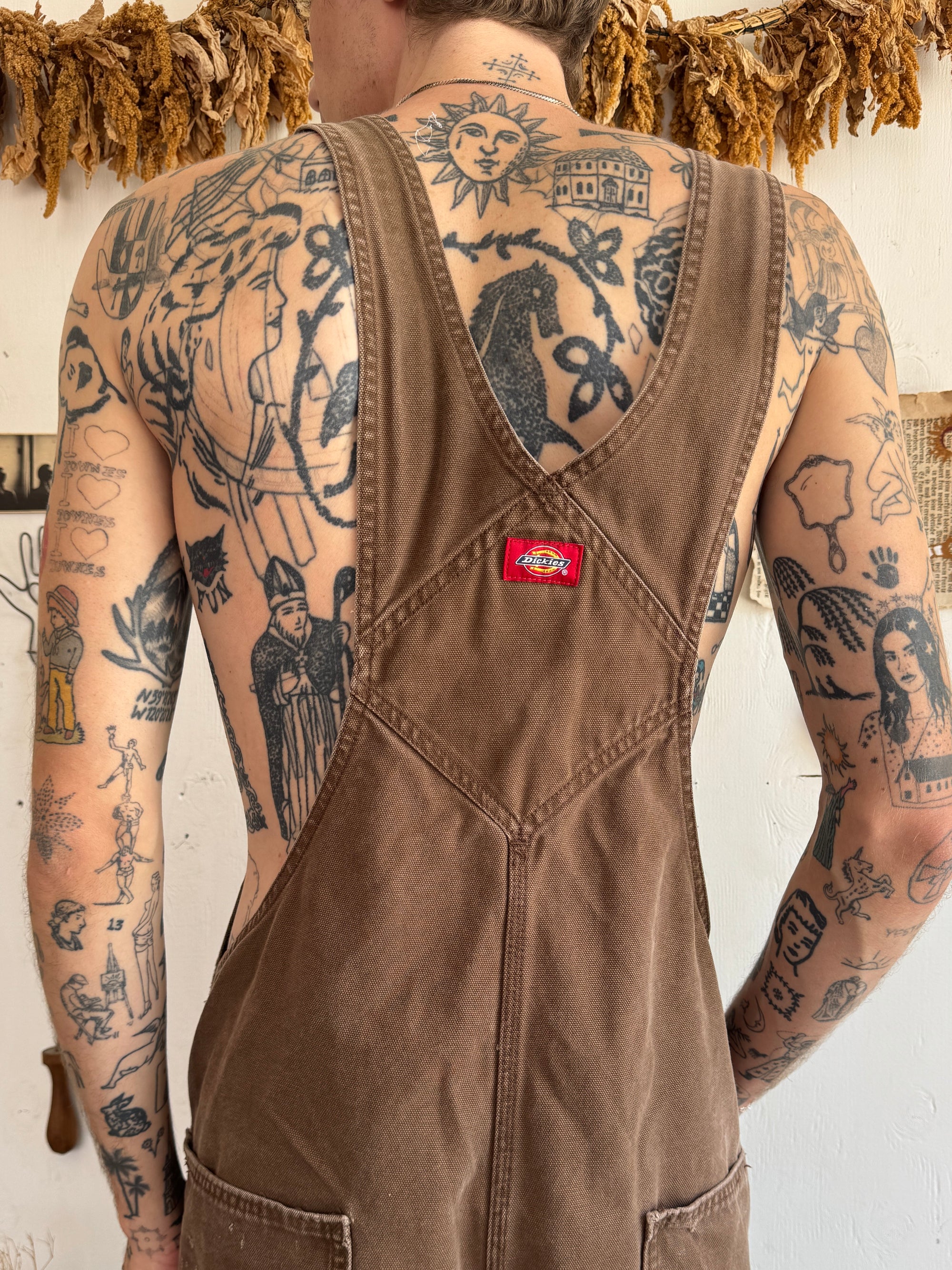 1990s Faded Thrashed Dickies Overalls