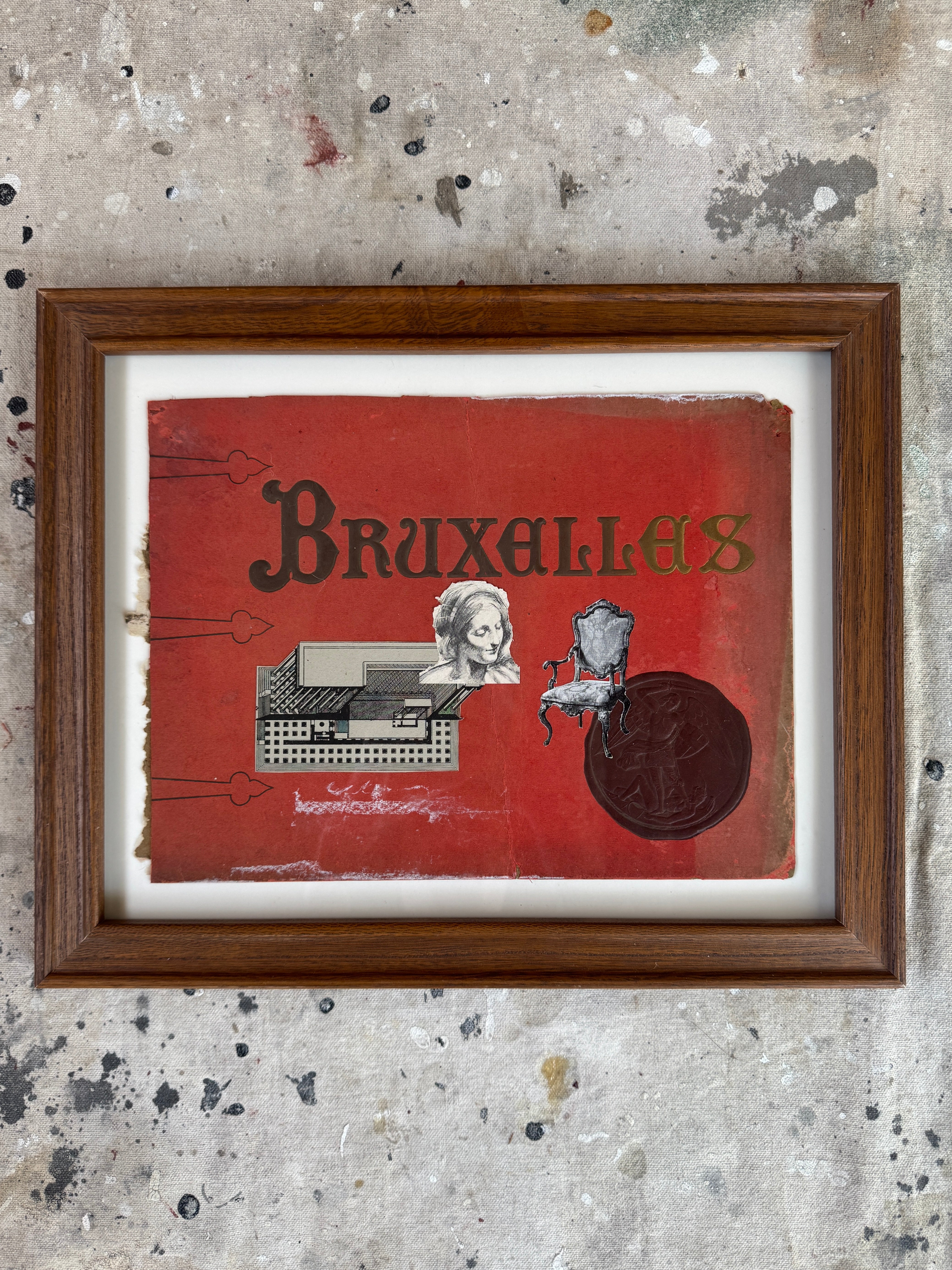 Bruxelles Collage (14" x 10")