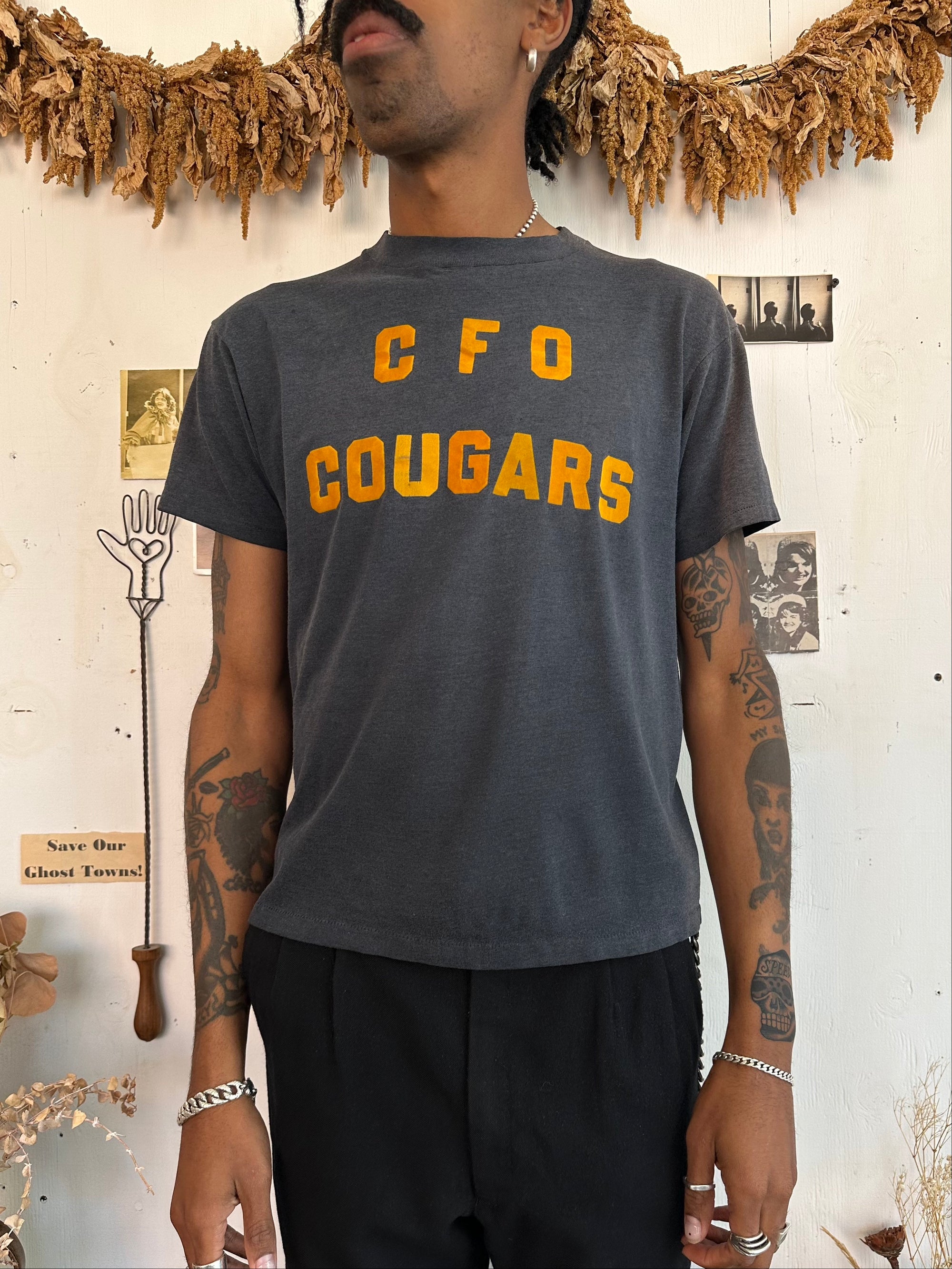 1970s CFO COUGARS Soccer Tee