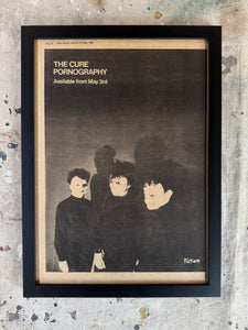 1982 The Cure Pornography Poster (12" x 16")