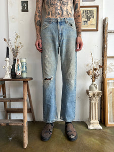 1980s Thrashed Levis 505s (30/30)