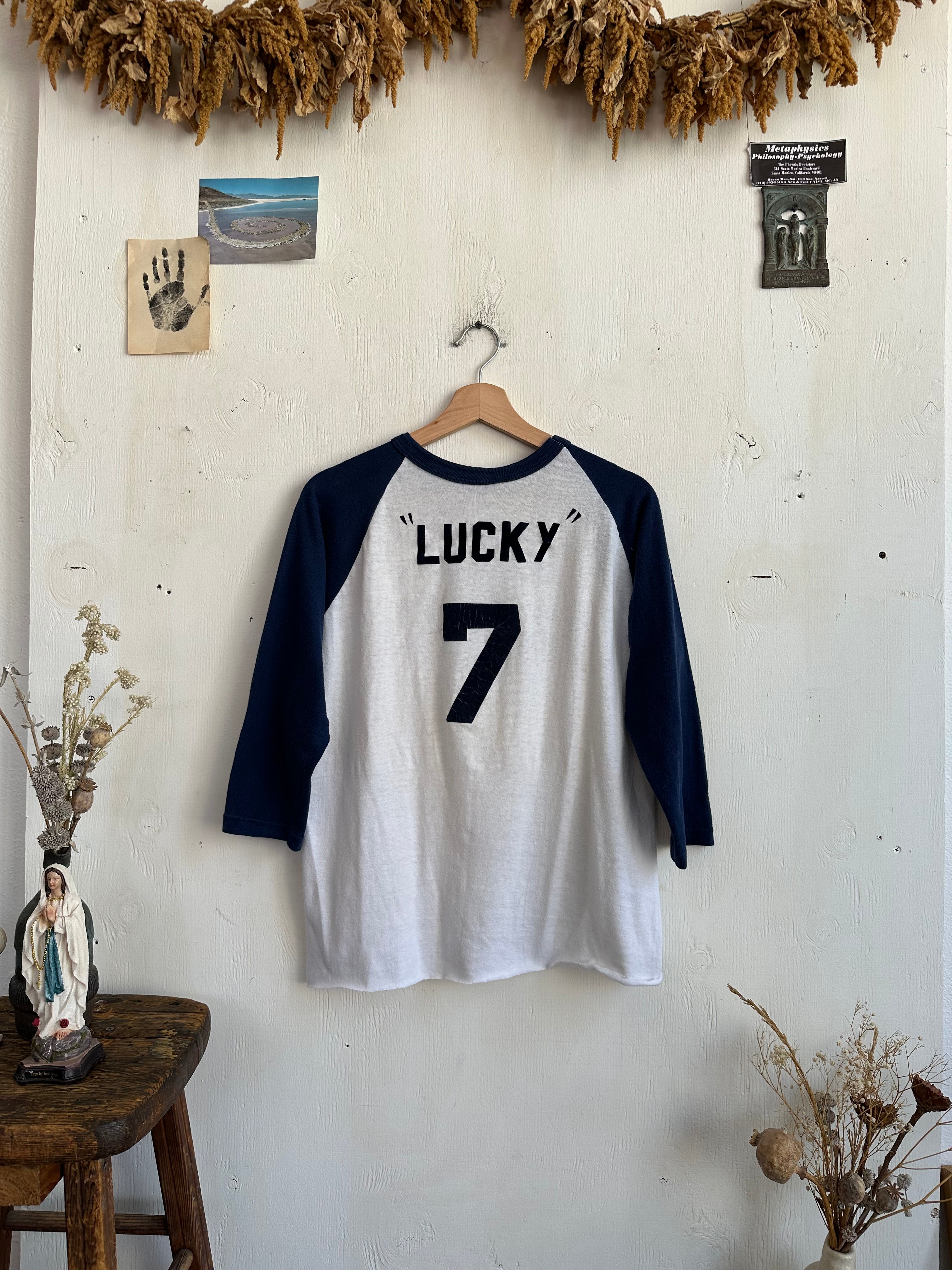 1980s Chopped Lucky 7 Baseball Tee (M)