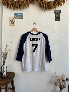 1980s Chopped Lucky 7 Baseball Tee (M)