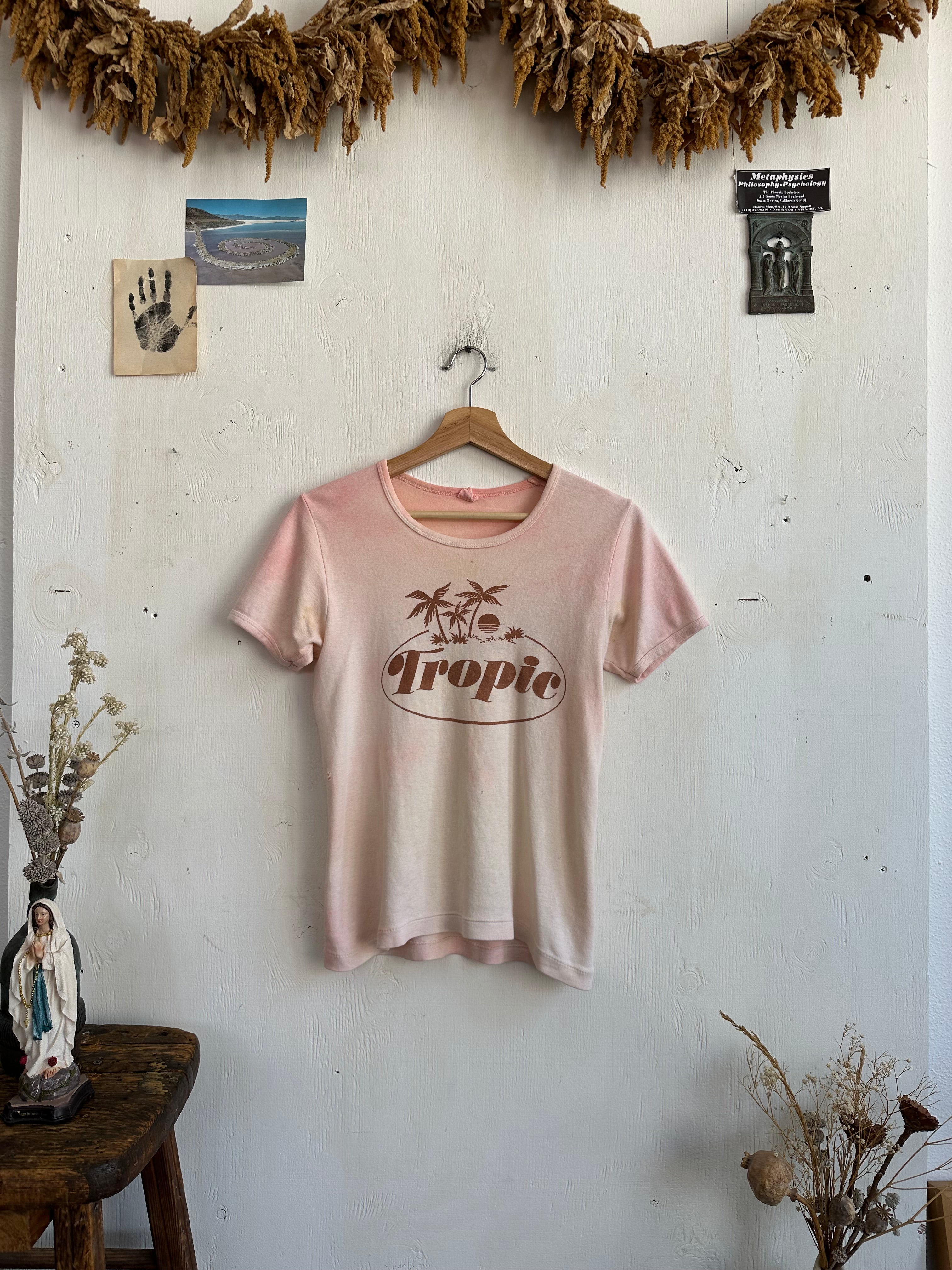 1970s Sunbleached Tropic T-Shirt (S/M)