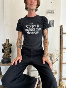 1970s Pen Vs. Sword T-Shirt (S)