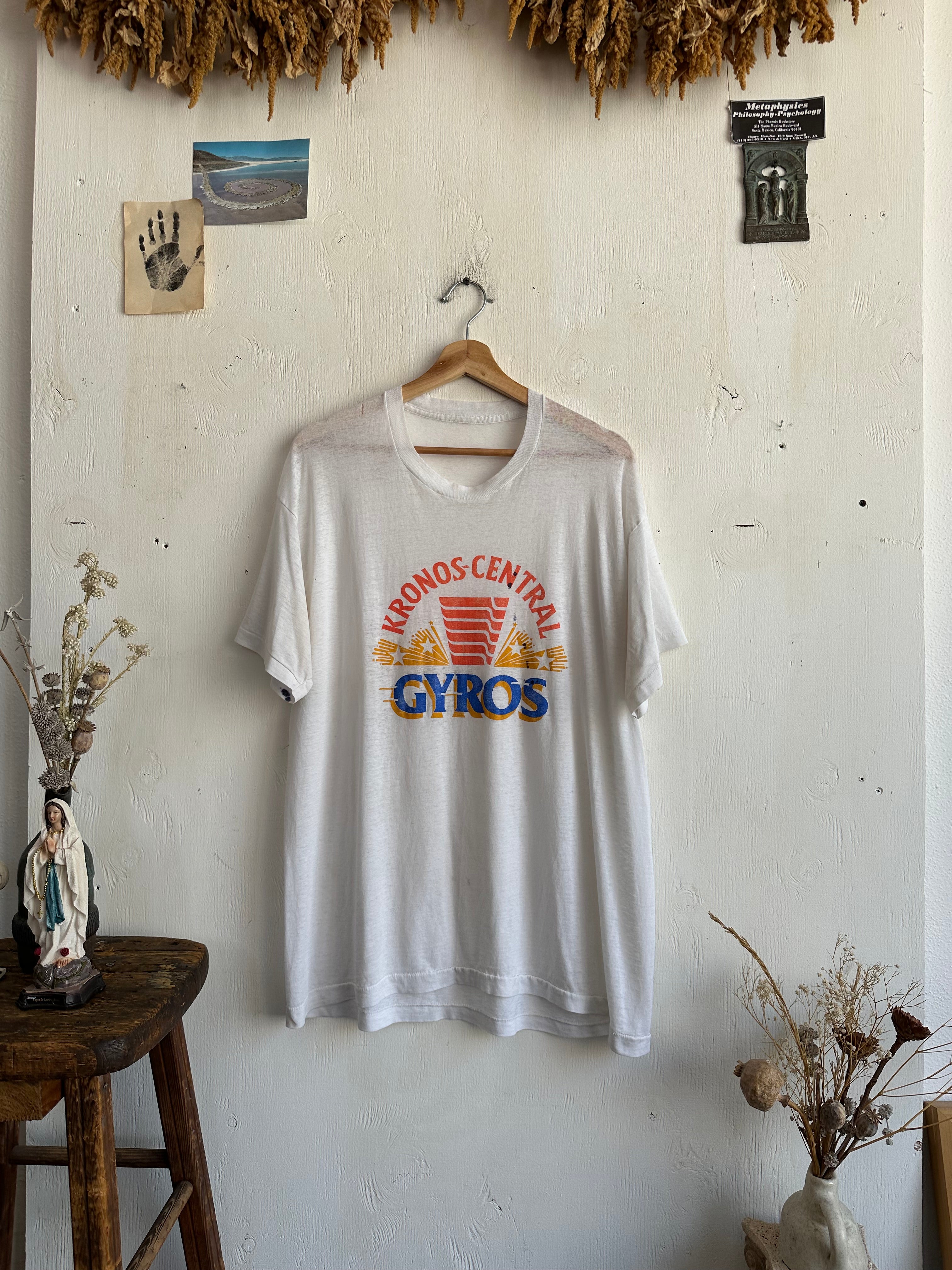 1980s Paper Thin Gyros T-Shirt (XL)