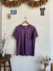 1990s Sunfaded Purple Pocket Tee (Boxy M/L)