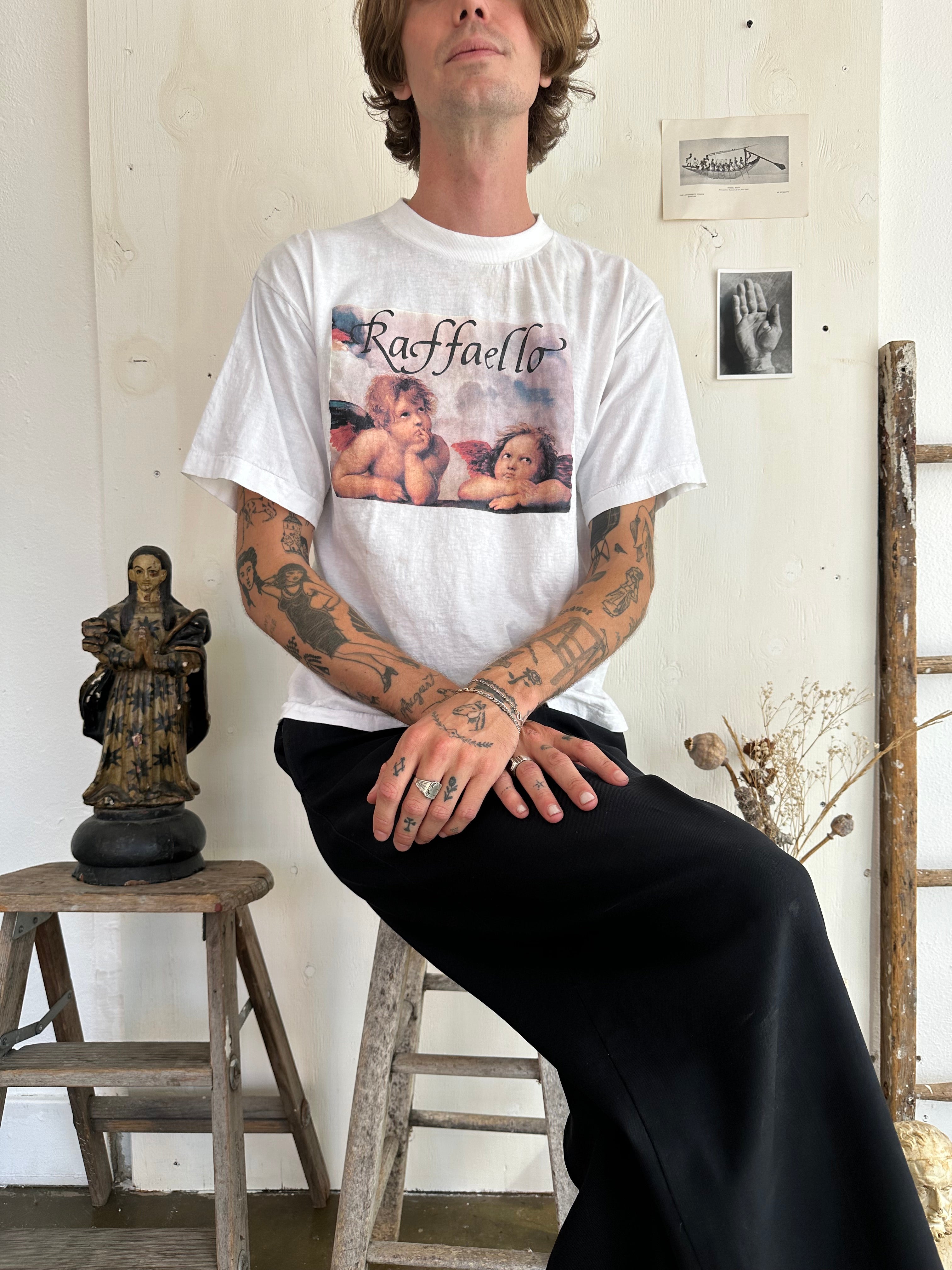 1980s Raffaello Cherub Tee (Boxy M/L)