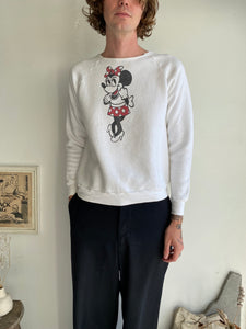 1980s Bootleg Minnie Mouse Sweatshirt (S/M)