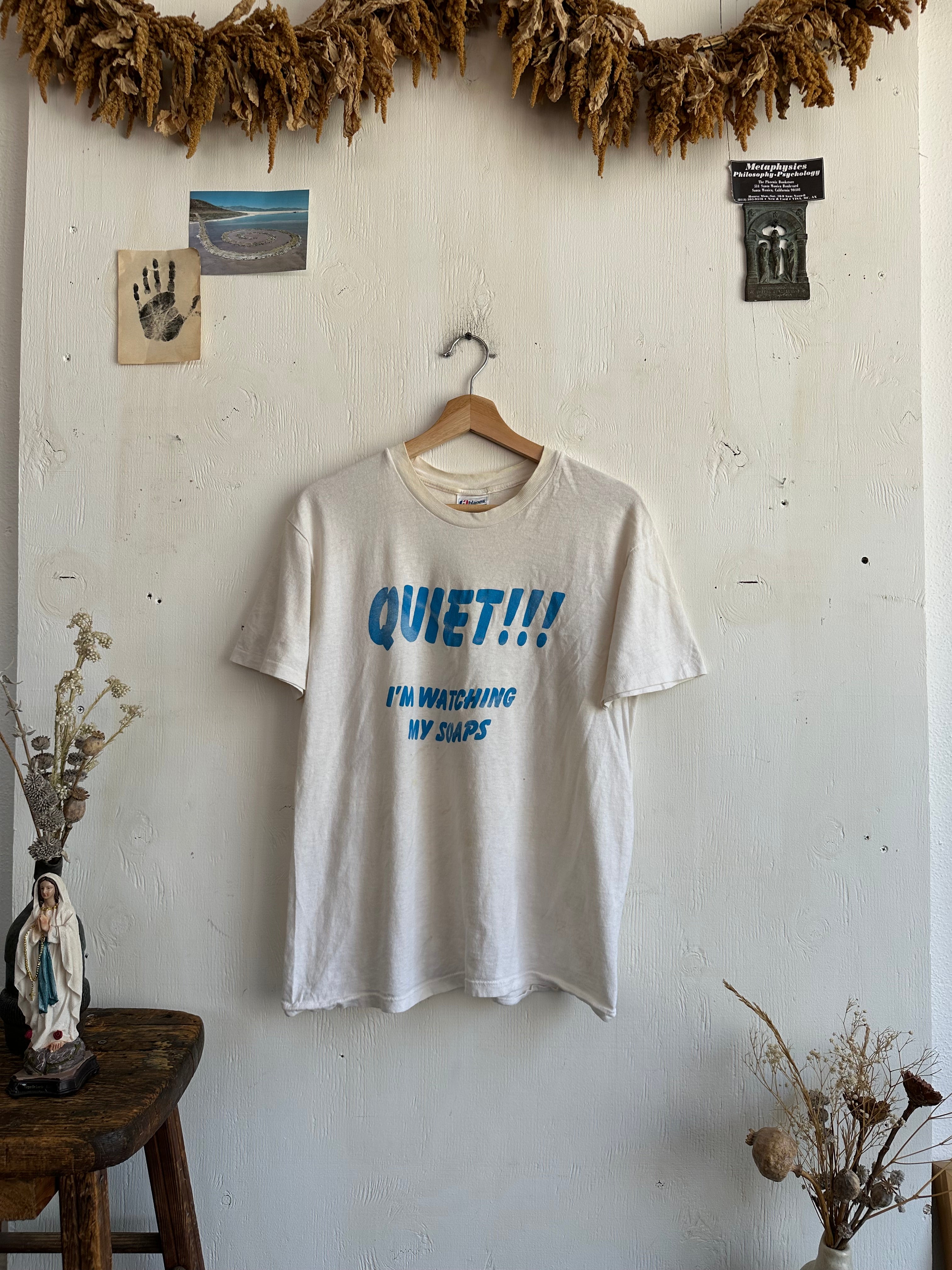 1980s Faded Quiet T-Shirt (M)