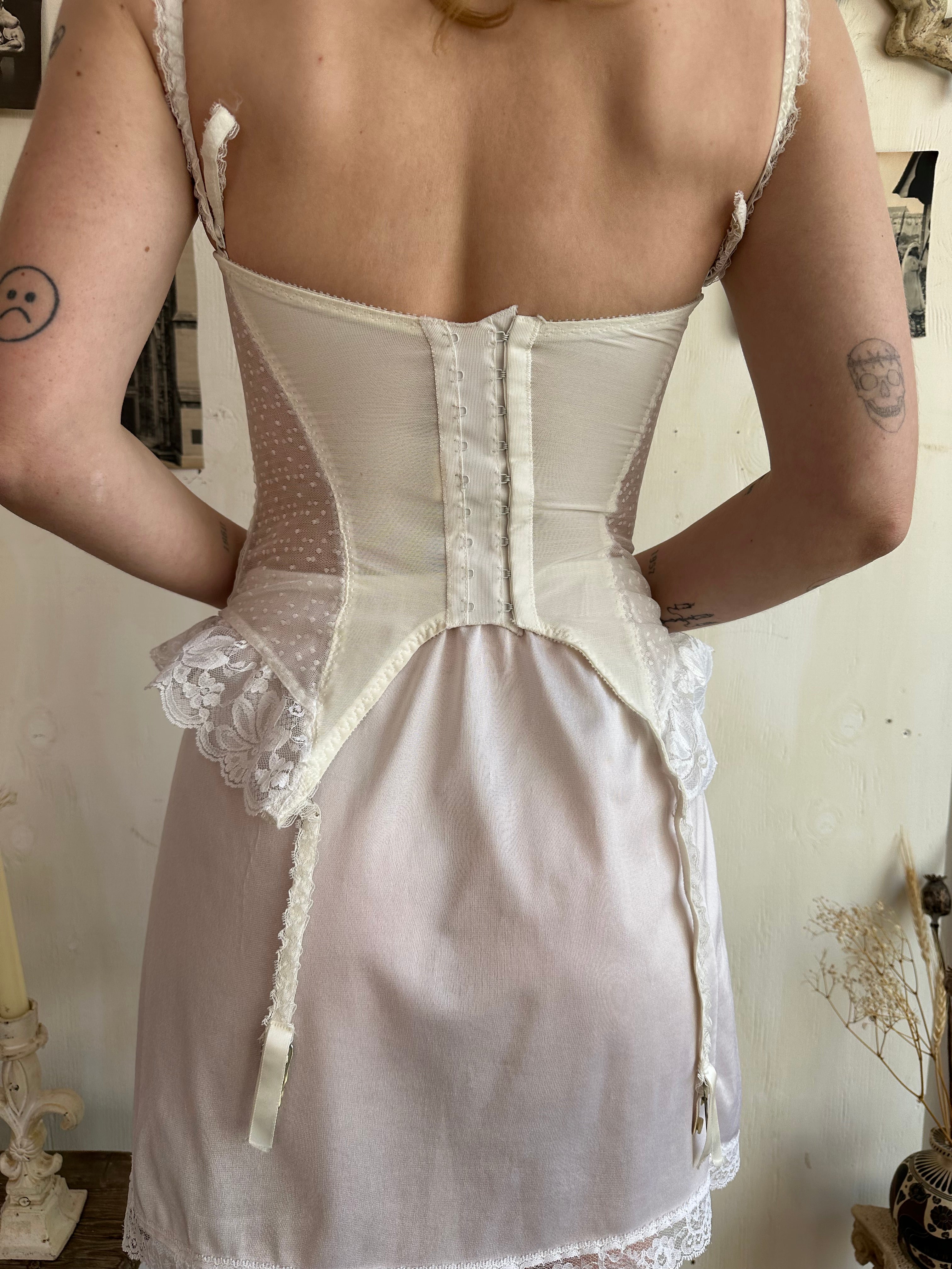 1970’s Dolores For Poirette Lace Corset (XS)