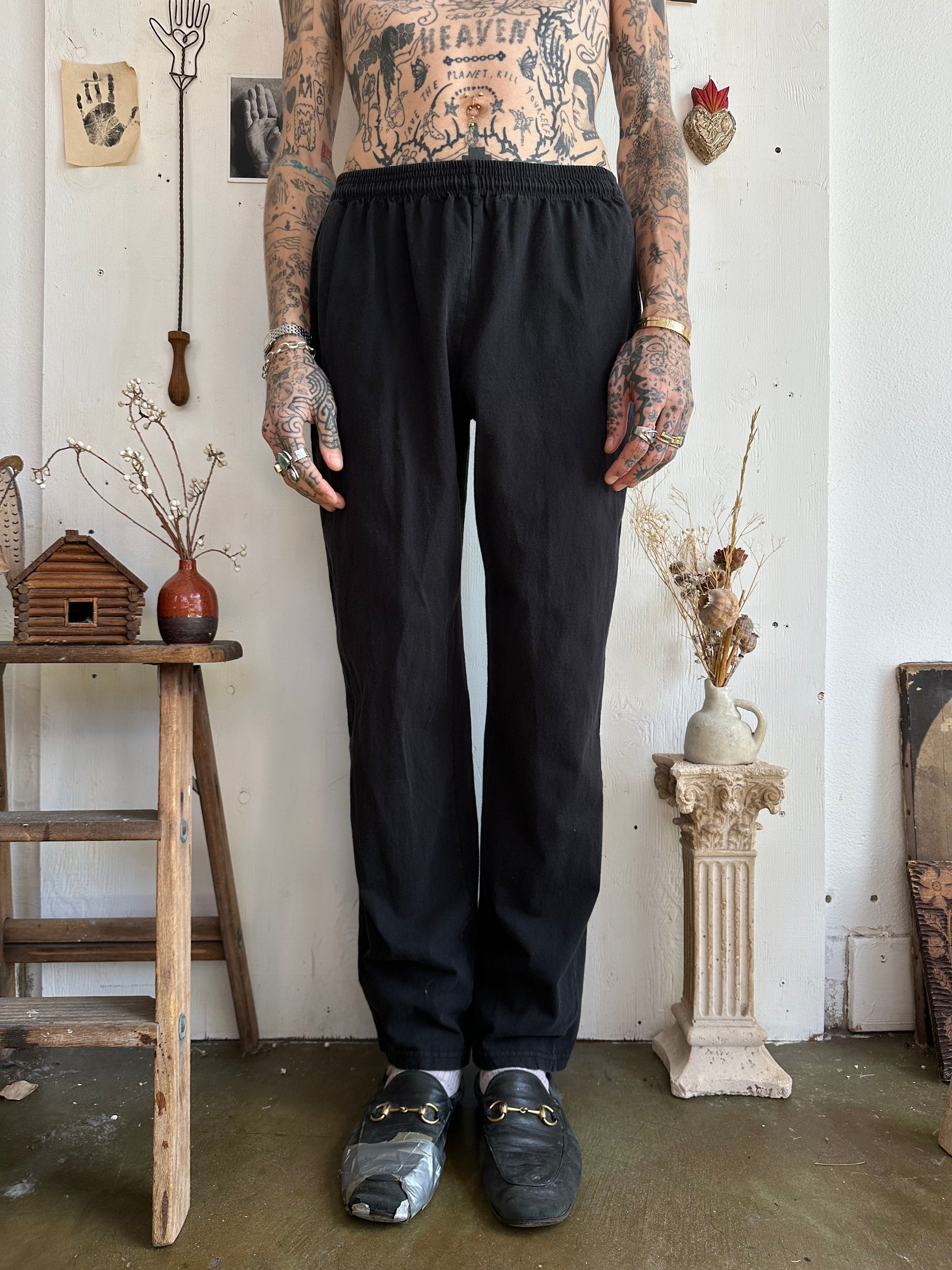 1990s Black Sweatpants