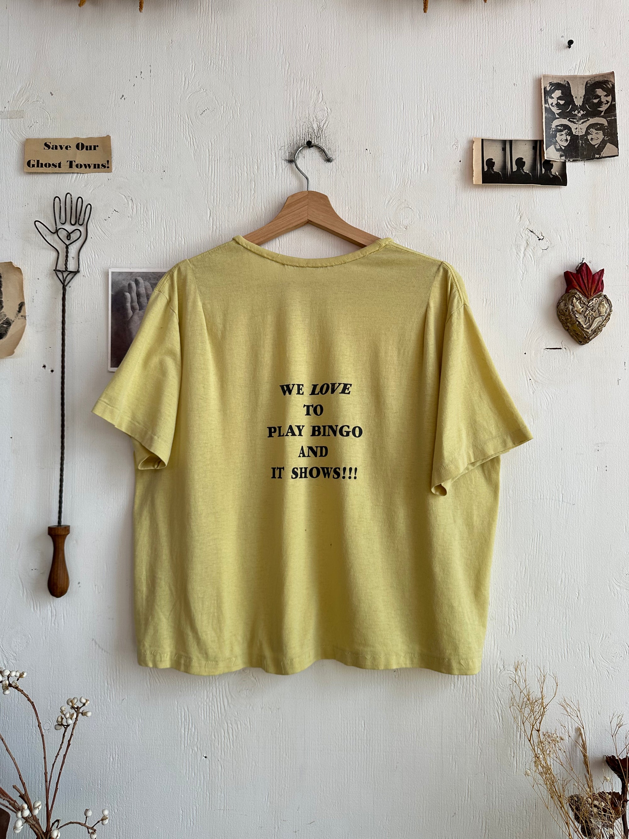 1970s We Love To Play Bingo Tee
