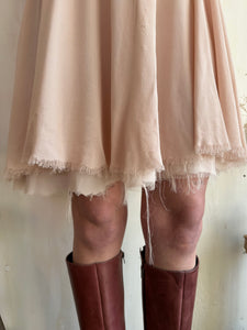 1980s Raw Hem Baby Doll Dress (S/M)