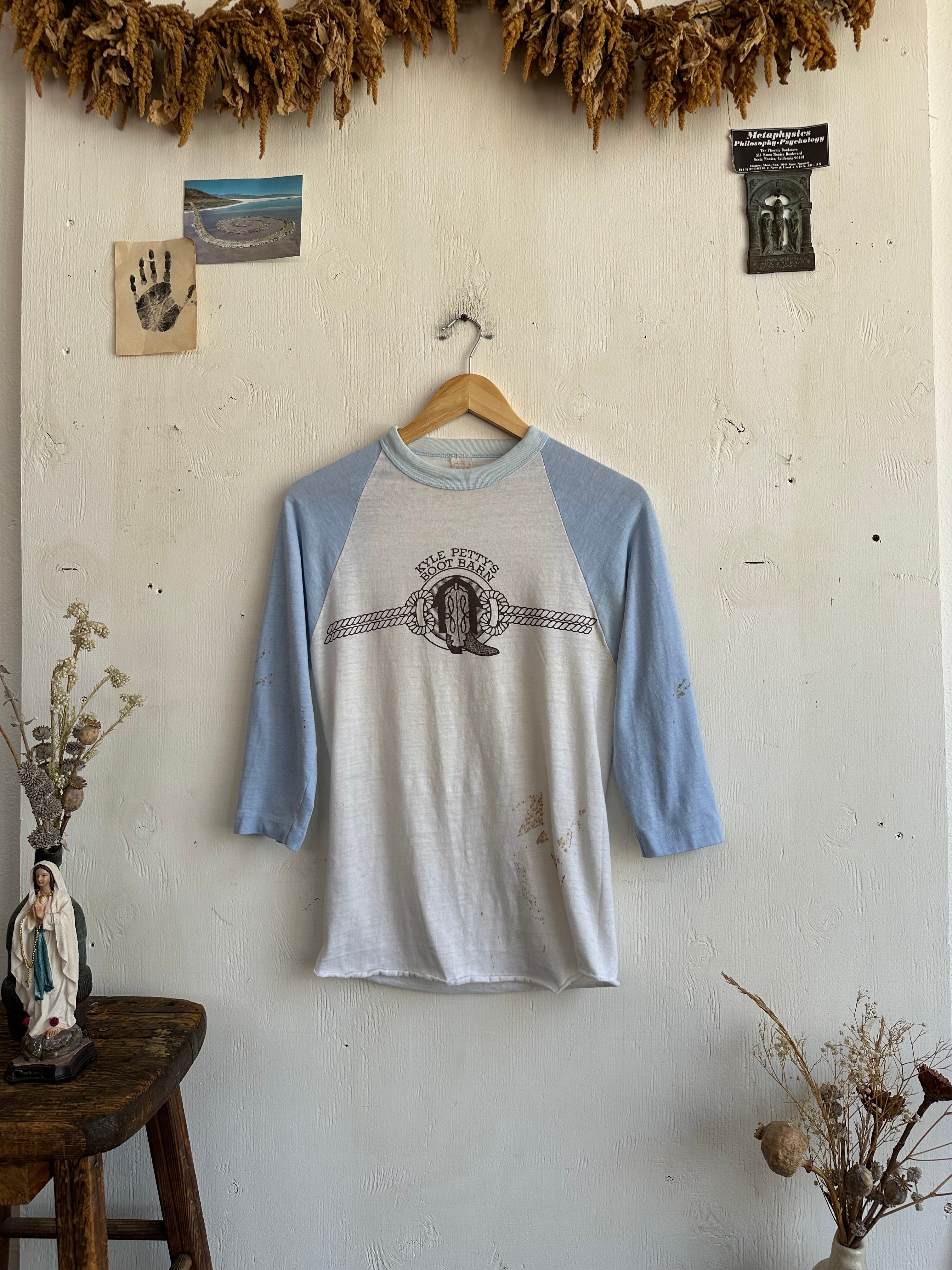 1970s Boot Barn Baseball Tee (S/M)