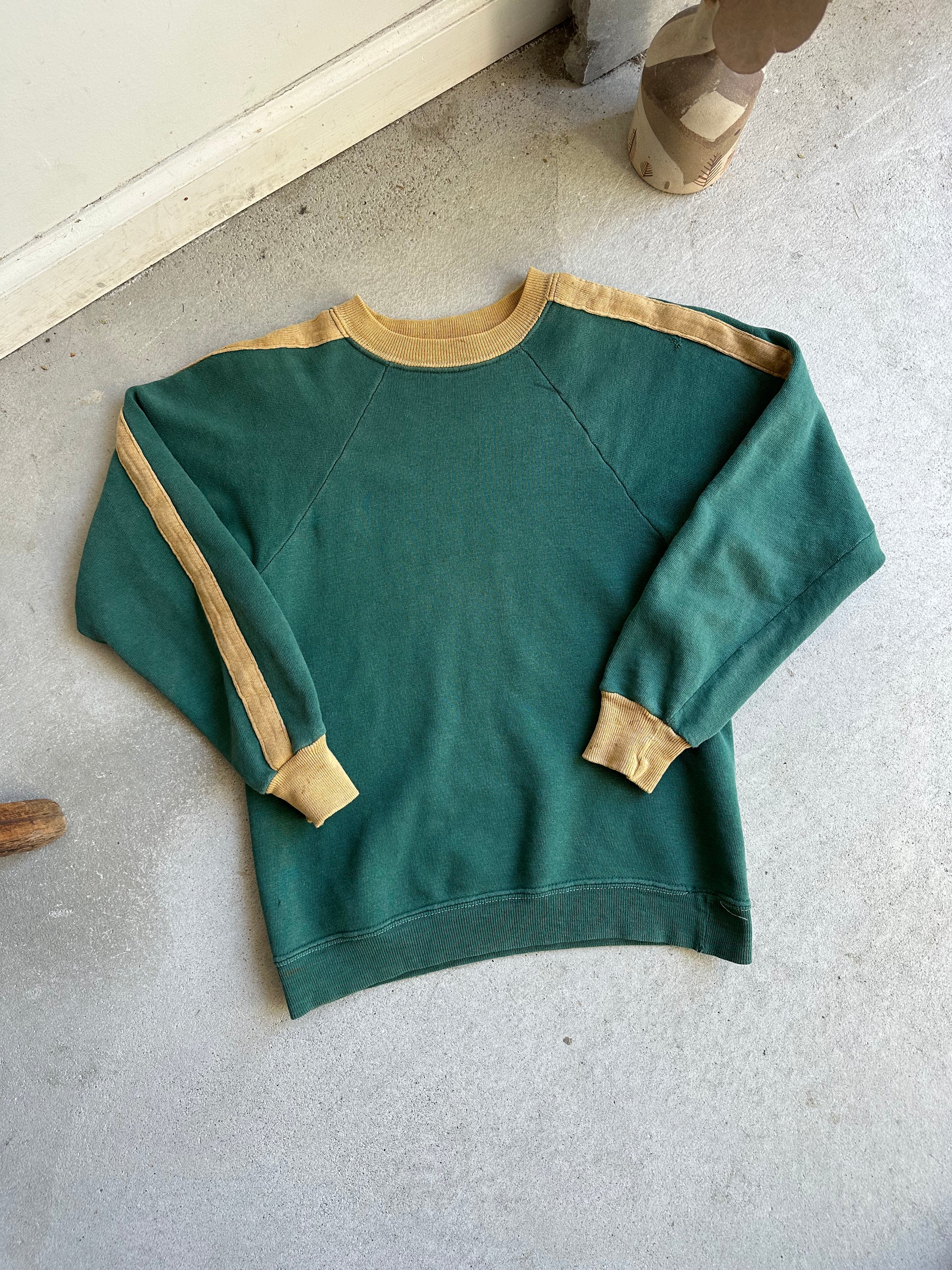 1960s Well-Worn Evergreen Sweatshirt (S/M)
