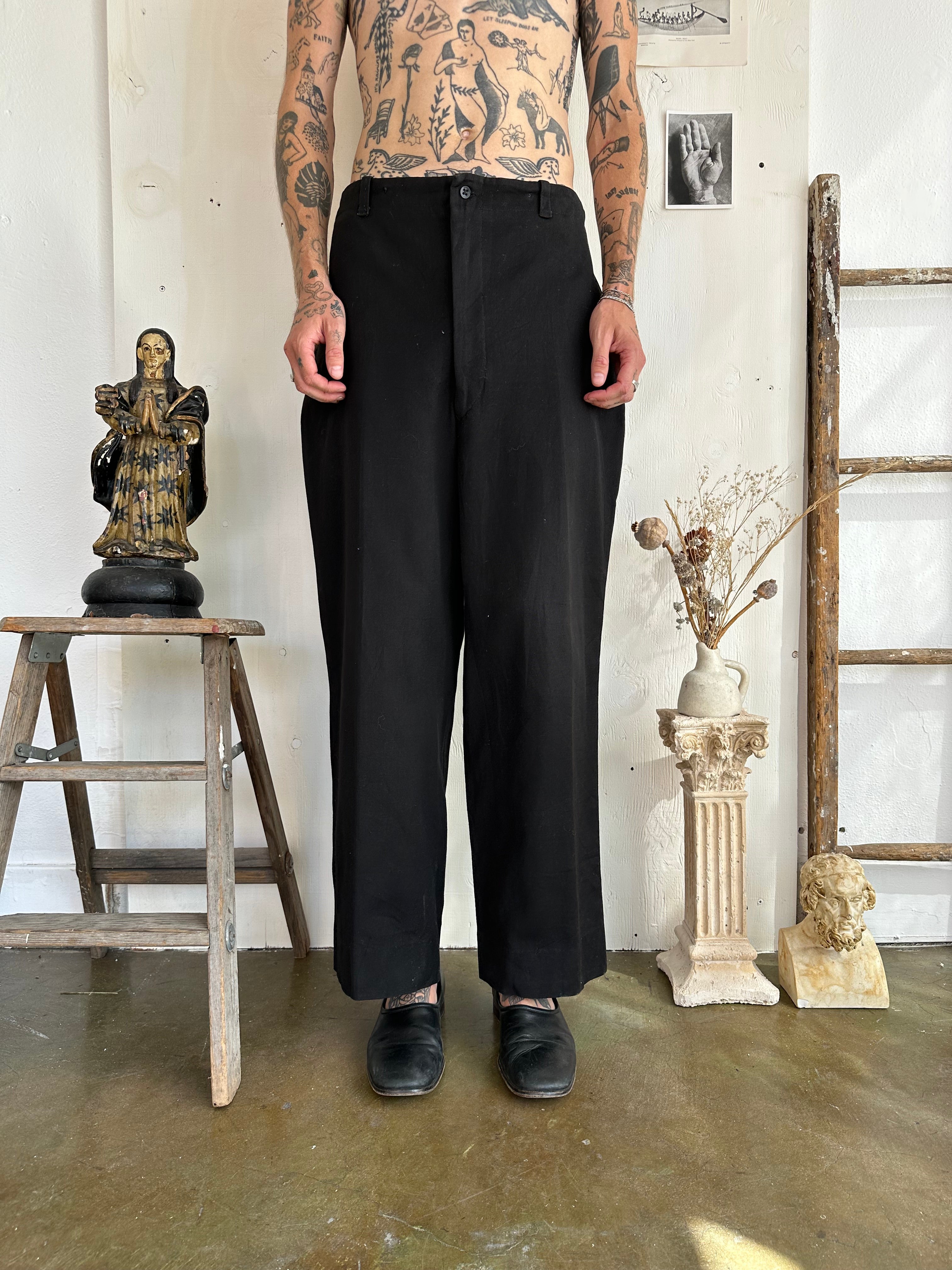 1940s Black Trouser (38 x 30)