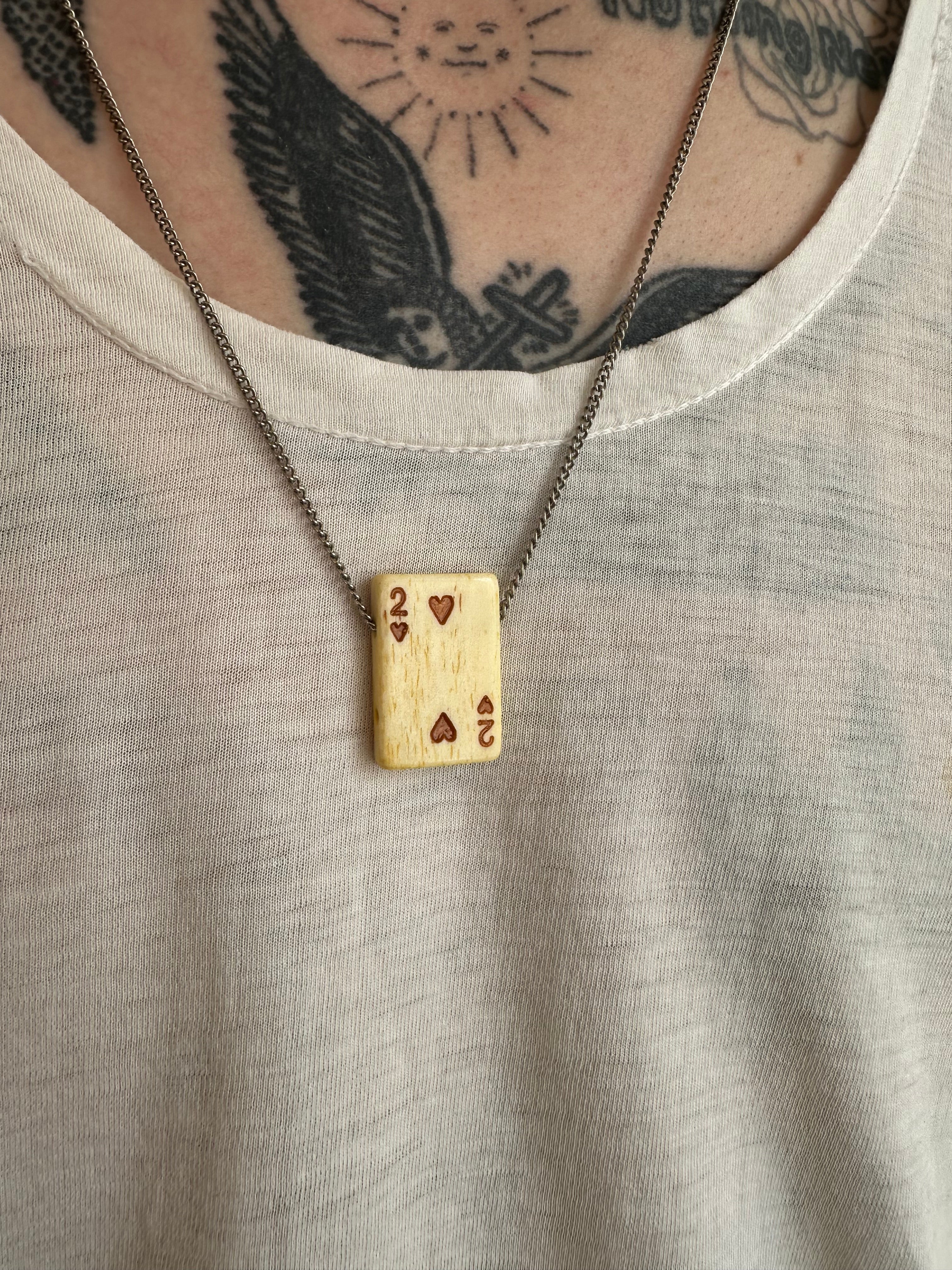 Two of Hearts Pendant Necklace