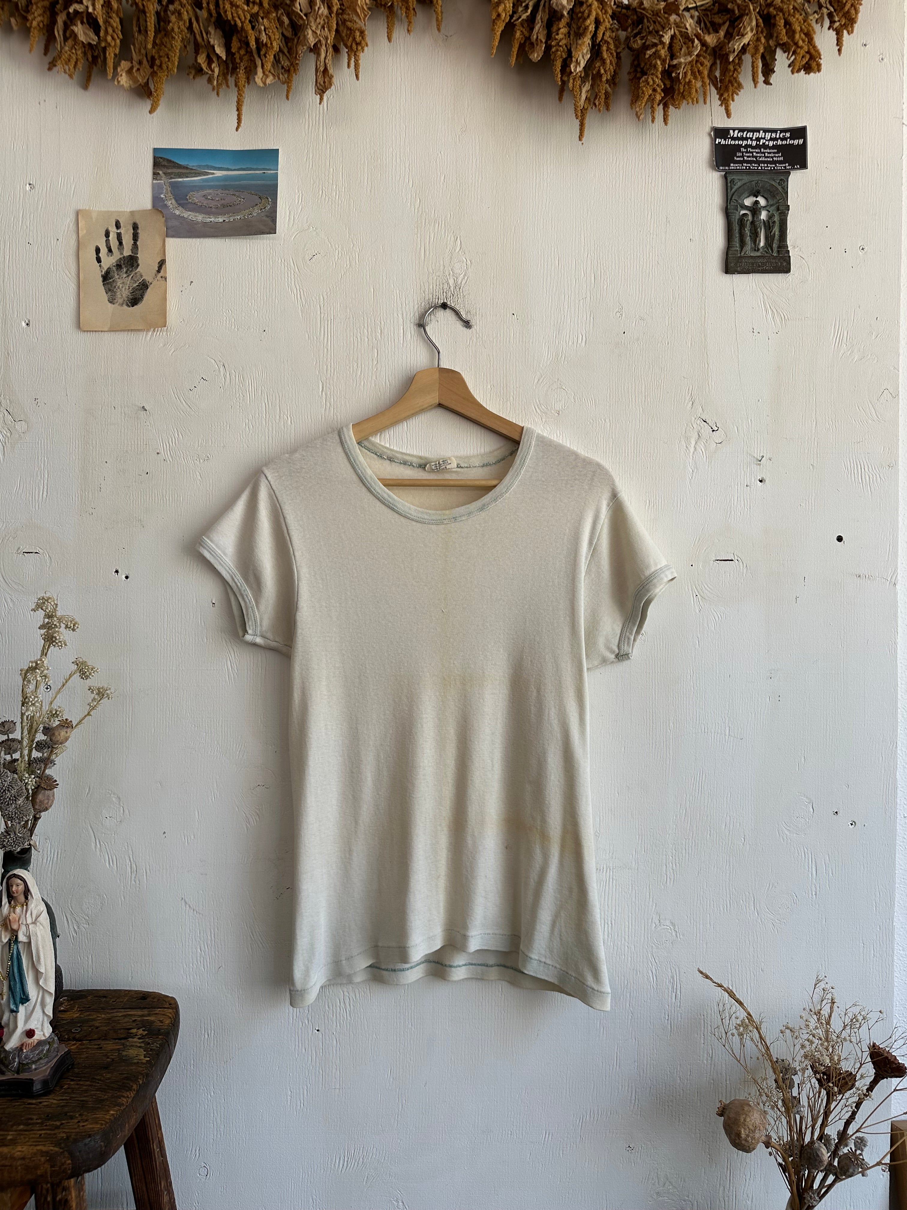 1960s Faded Ribbed Tee (S/M)