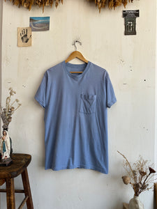 1980s Well Worn Light Blue Pocket Blank (XL)