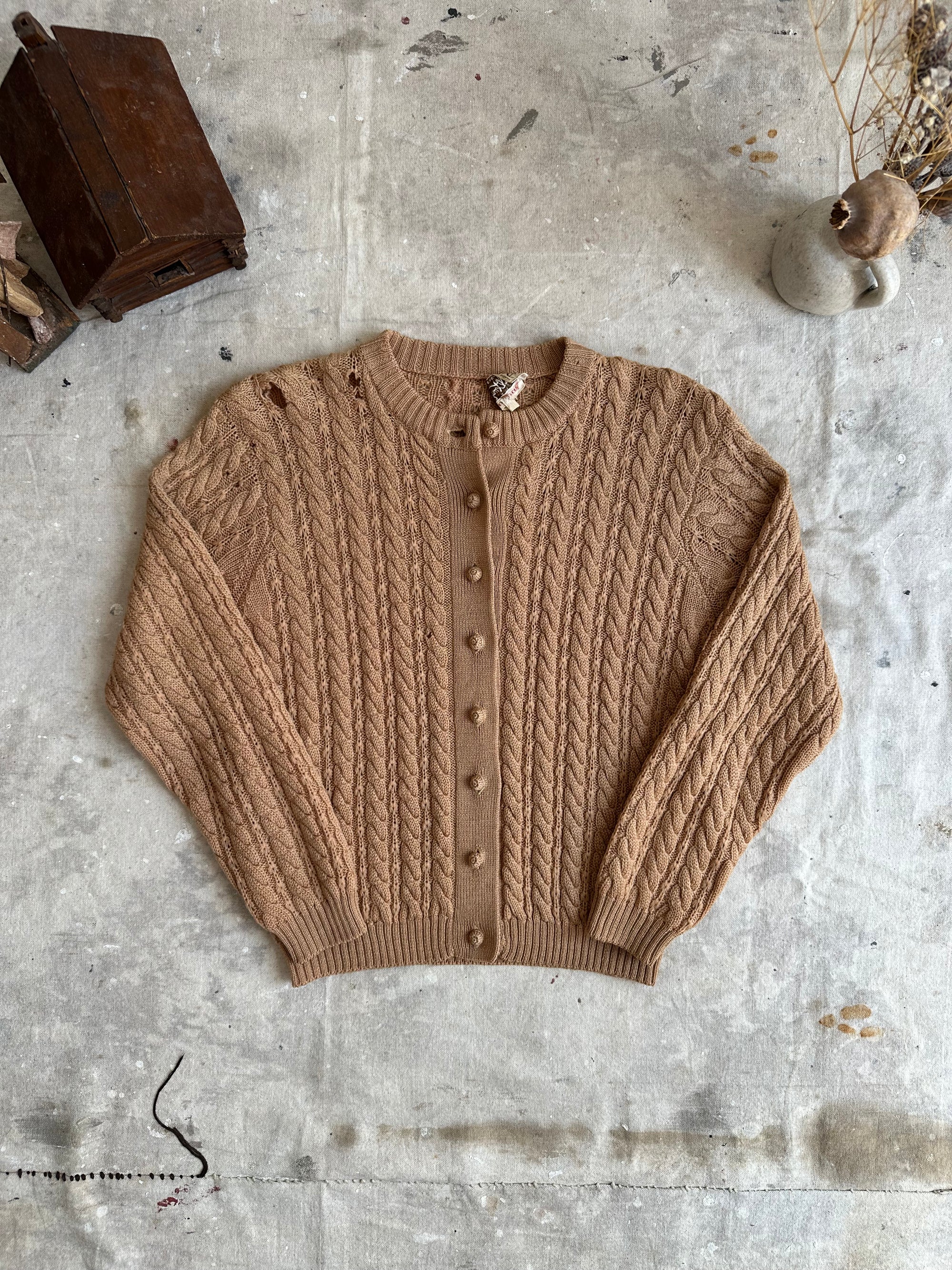 1960s Wool Knit Cardigan