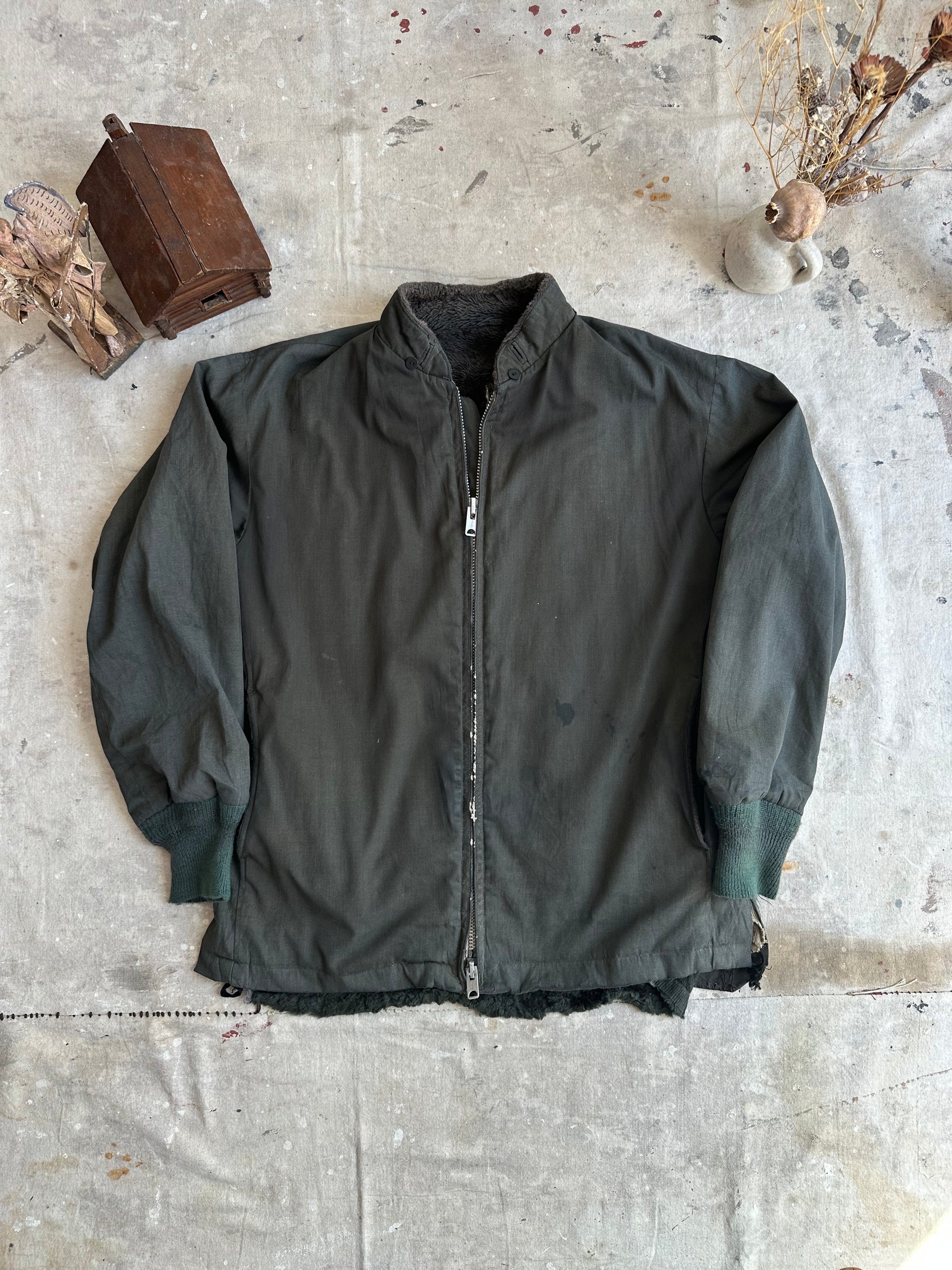 1960s Green Jacket W/ Lining