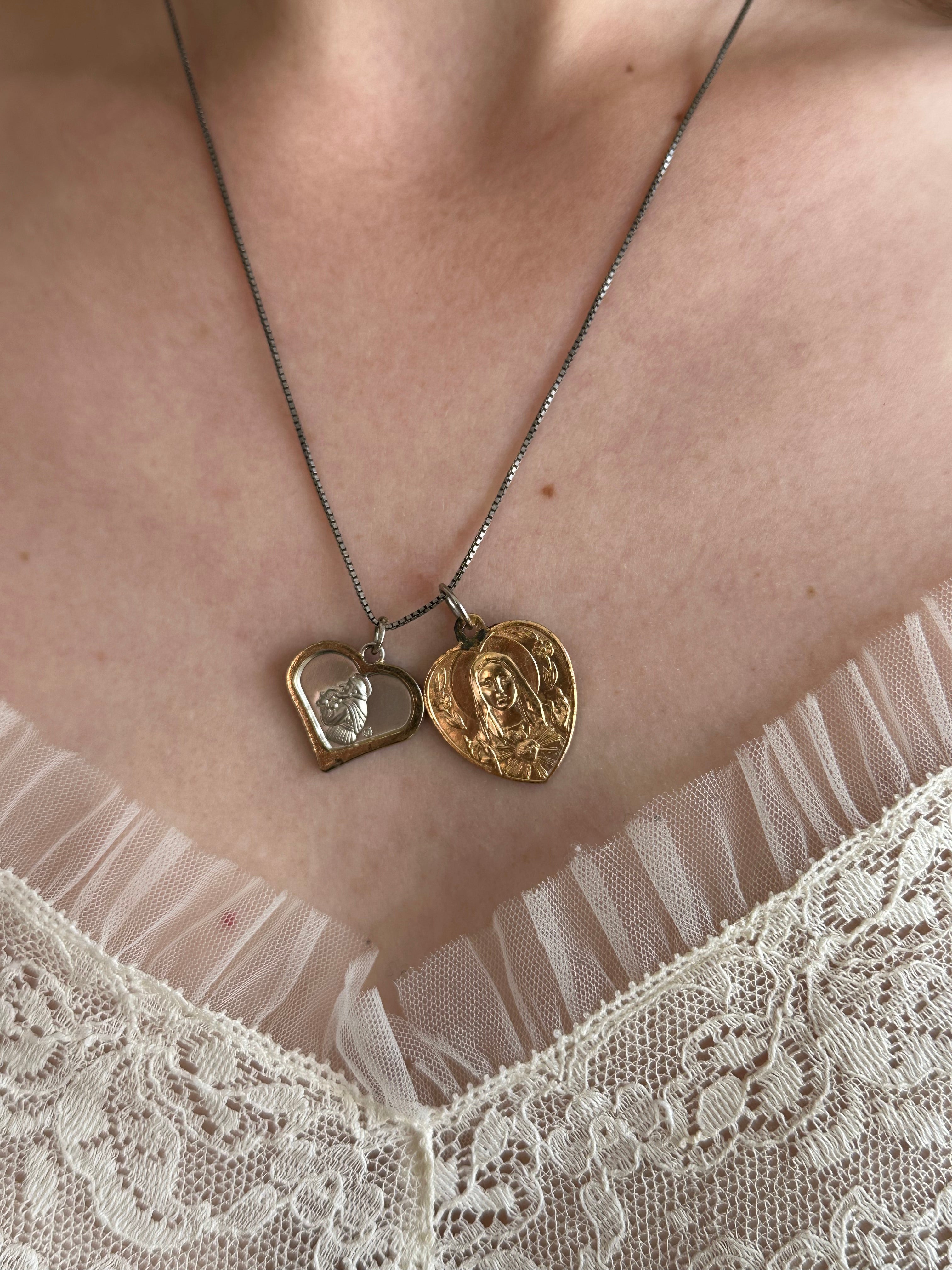 Double Pendant Necklace