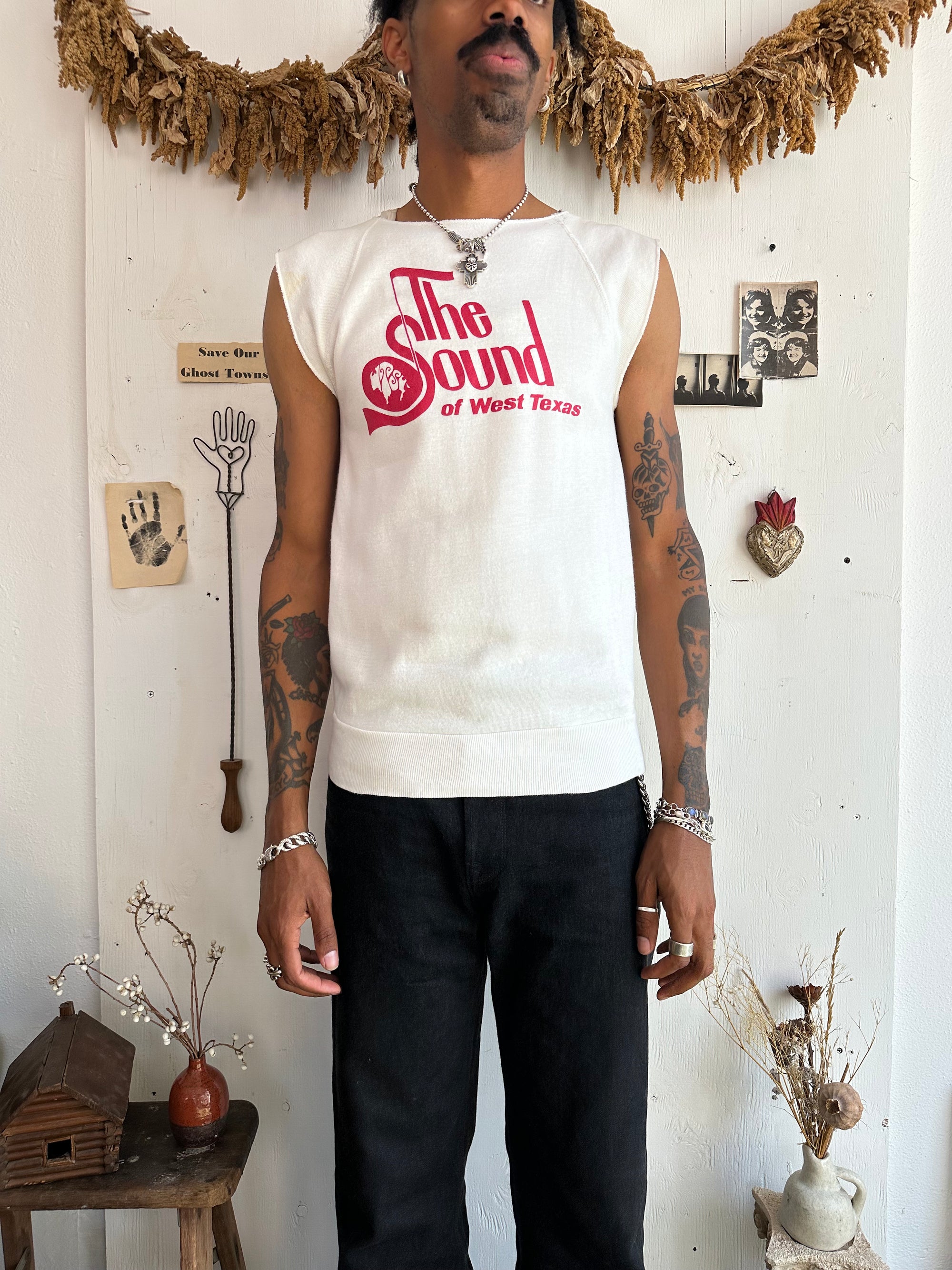 1970s The Sound of West Texas Muscle Sweatshirt