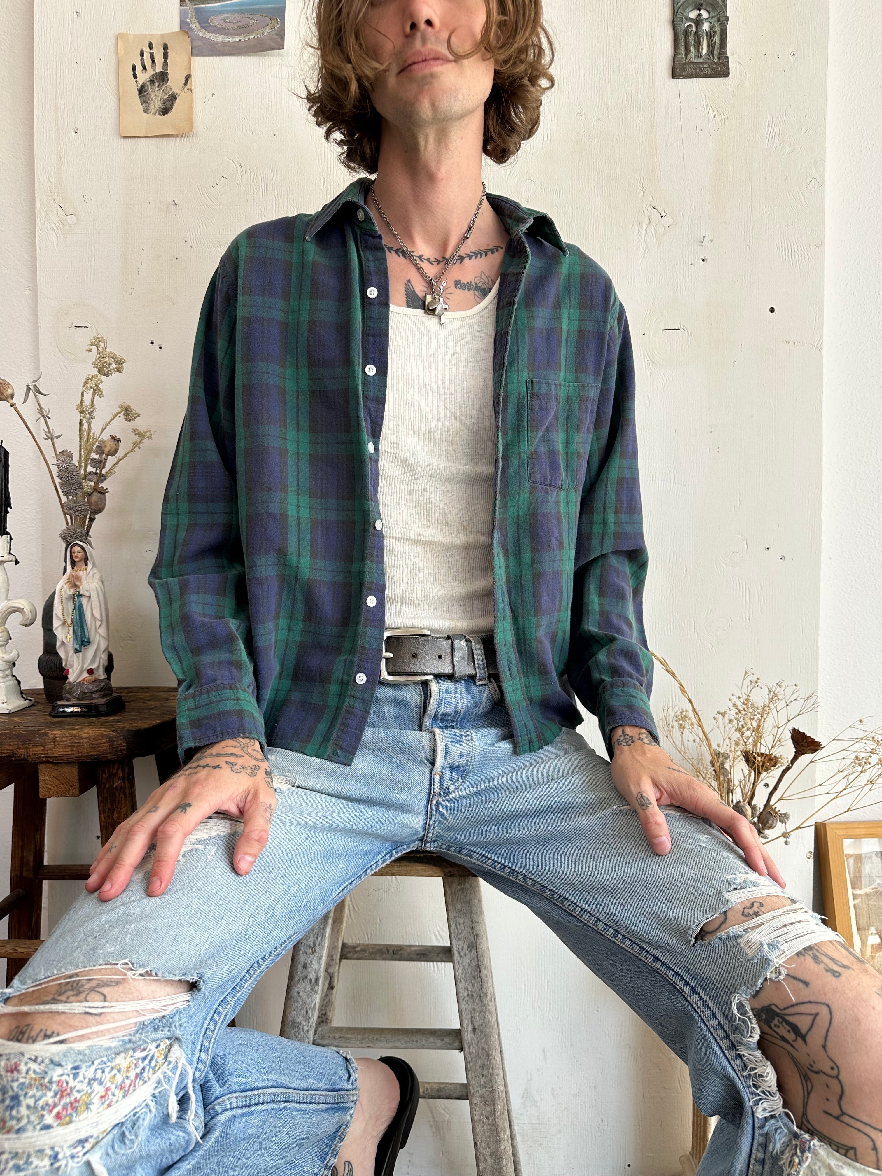 1990s L.L. Bean Button Up (M/L)