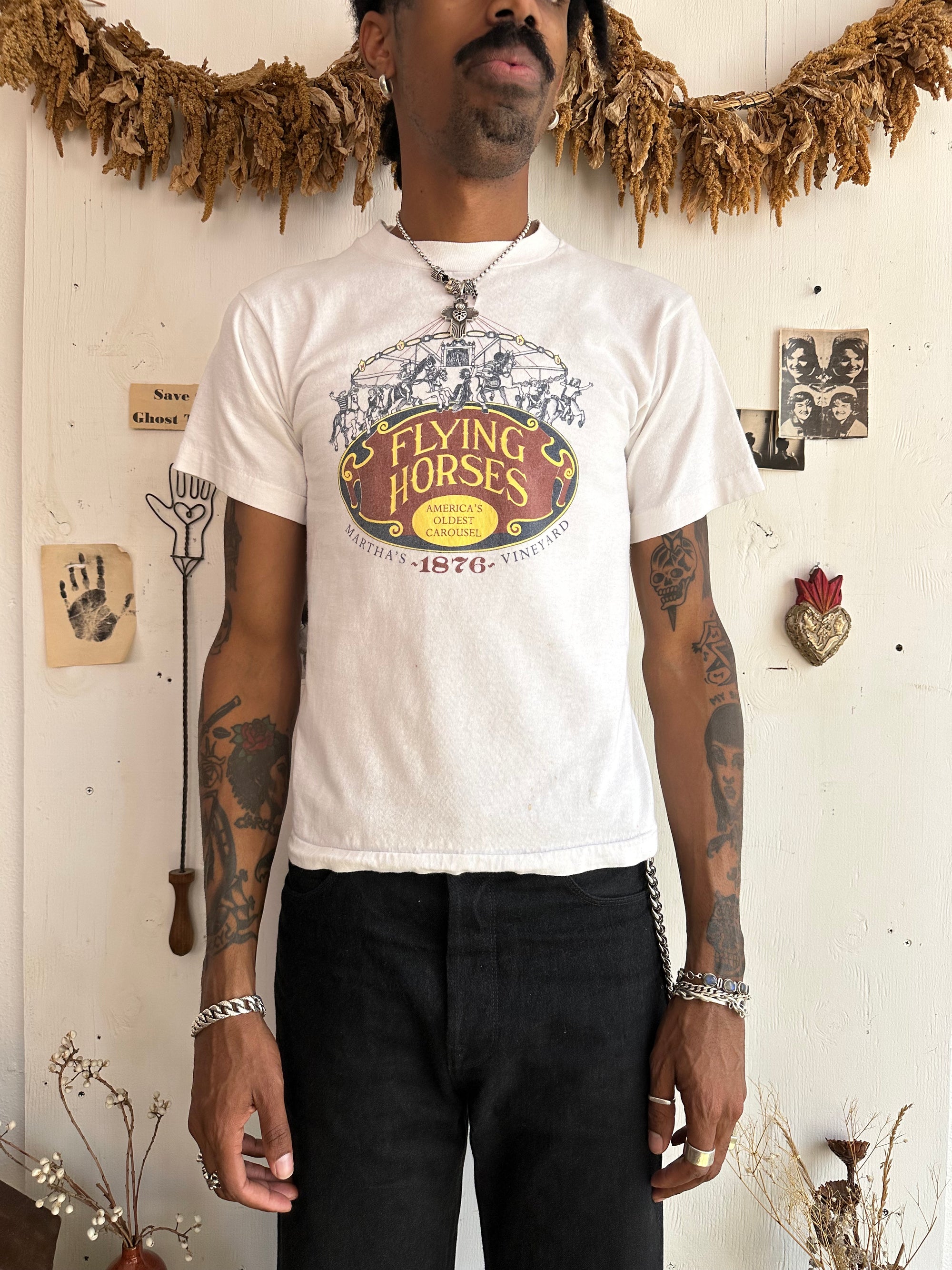 1990s Flying Horses Carousel T-Shirt