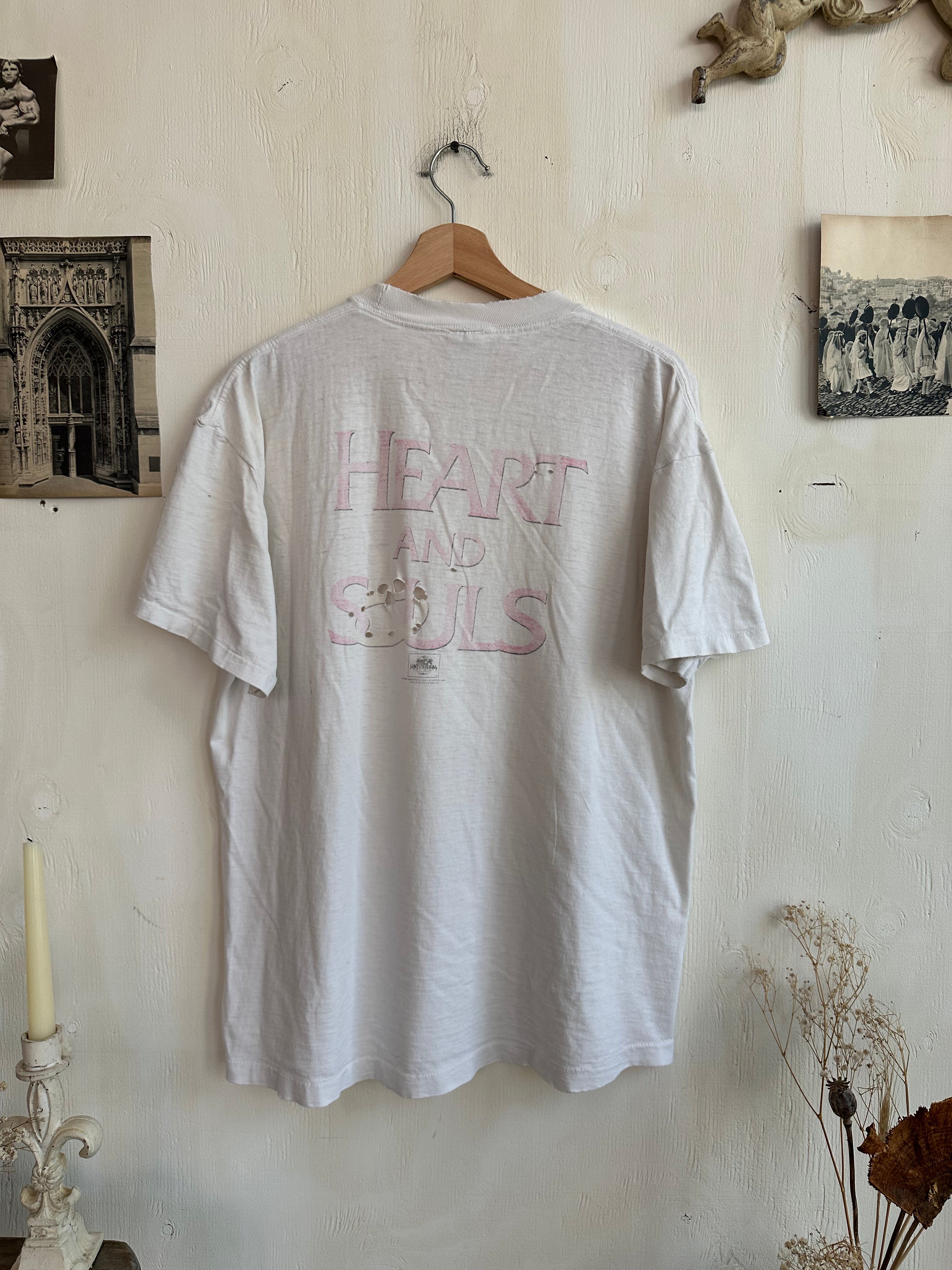 1993 Well Worn Heart and Souls Movie T-Shirt (XL)