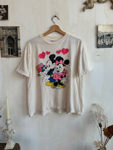 1986 Mickey and Minnie Tee (Boxy L)