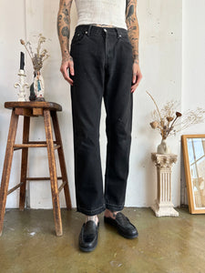 1990s Paint stained Black Washed Levis (34/31)