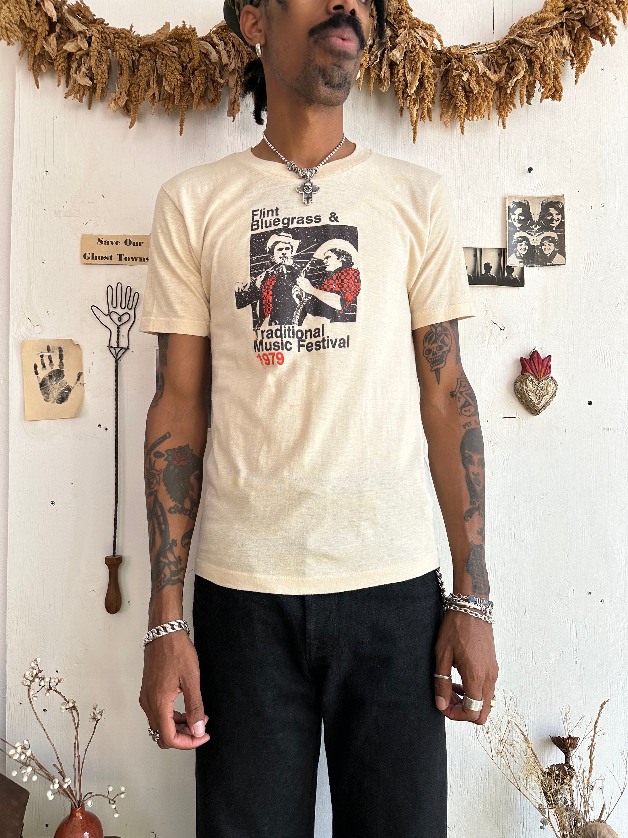 1979 Flint Bluegrass & Traditional Music Festival Tee