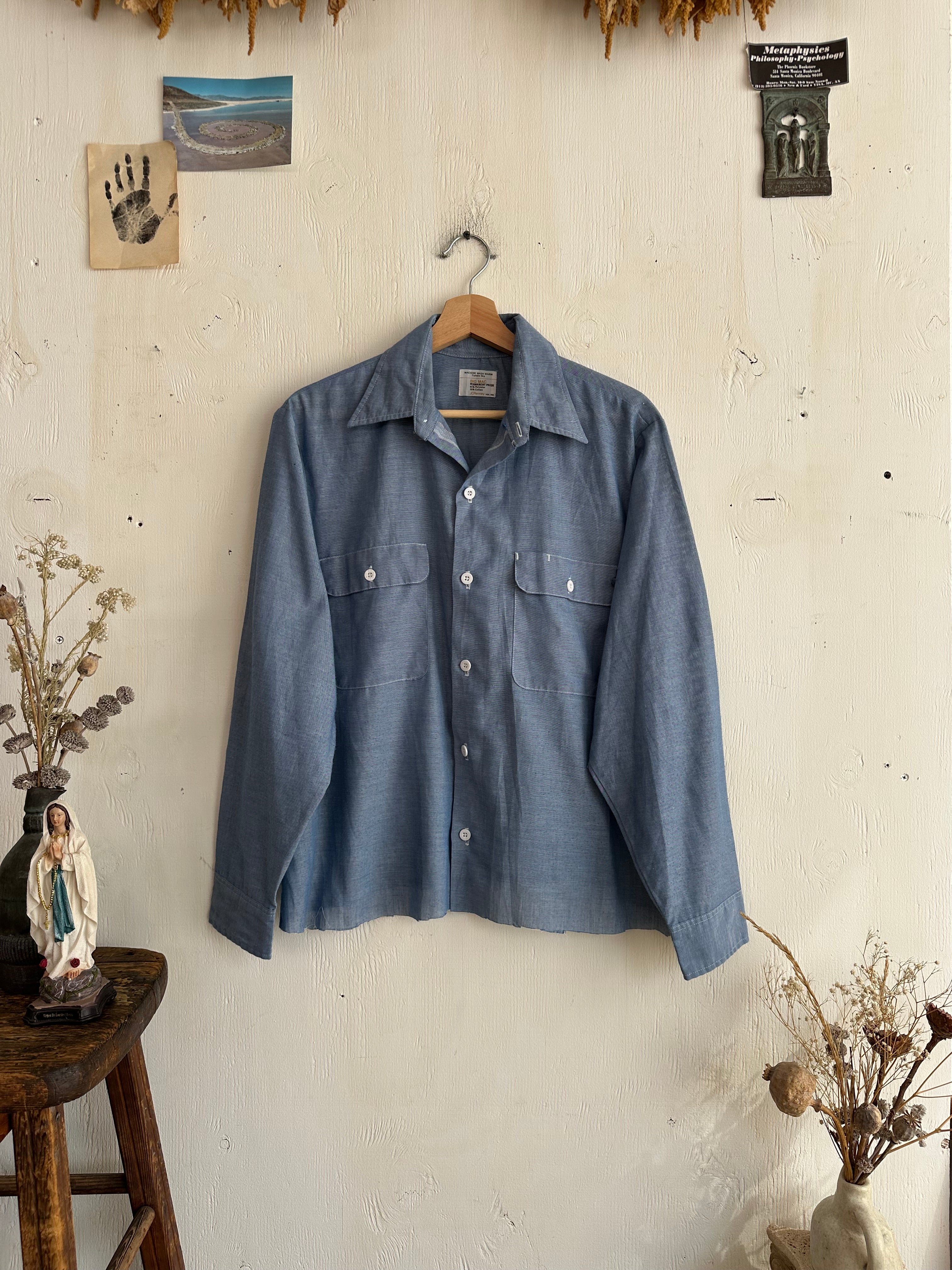 1970s Paper Thin Big Mac Button Up (Boxy M)